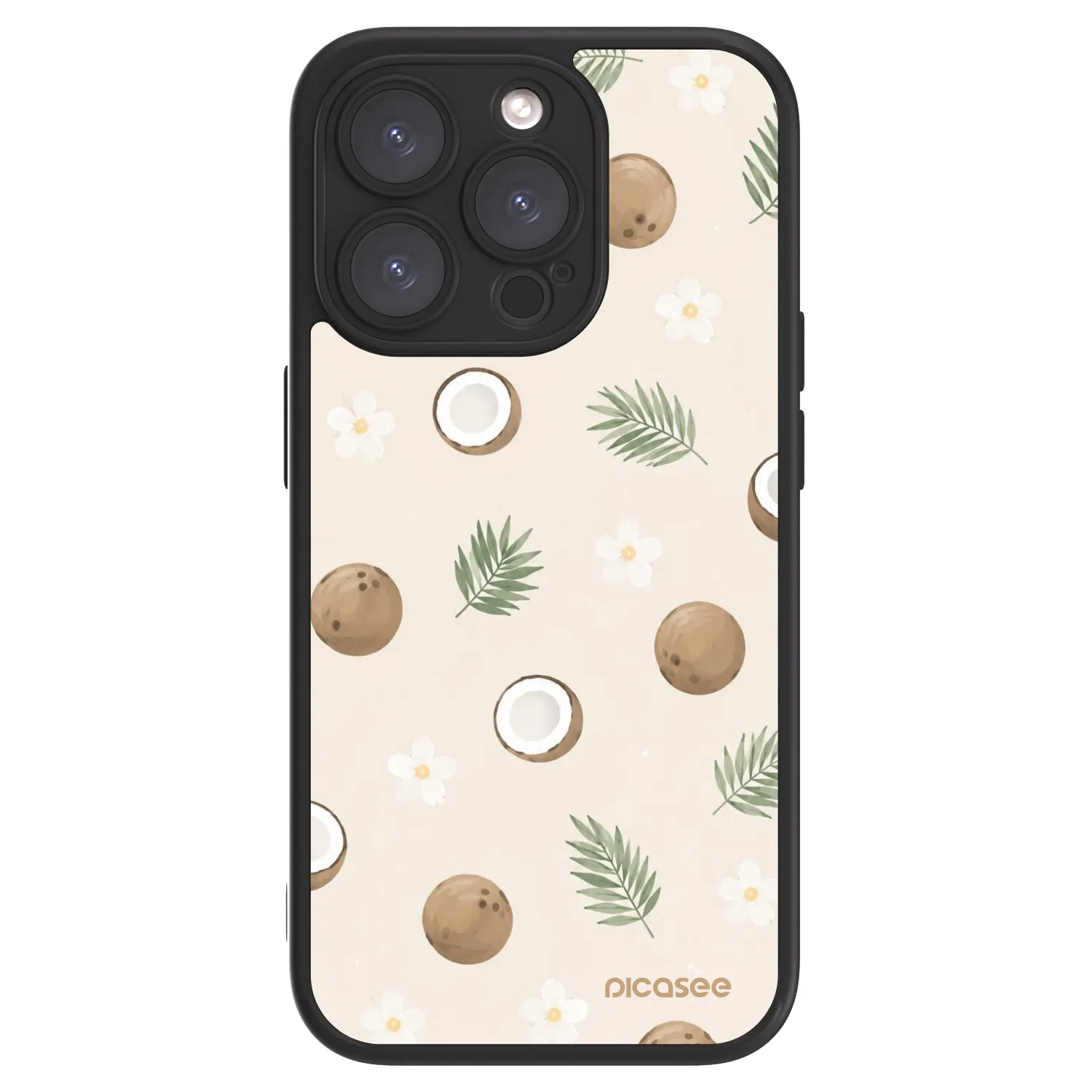 Picasee ULTIMATE CASE MagSafe pro Apple iPhone 15 Pro - Coconut Breeze