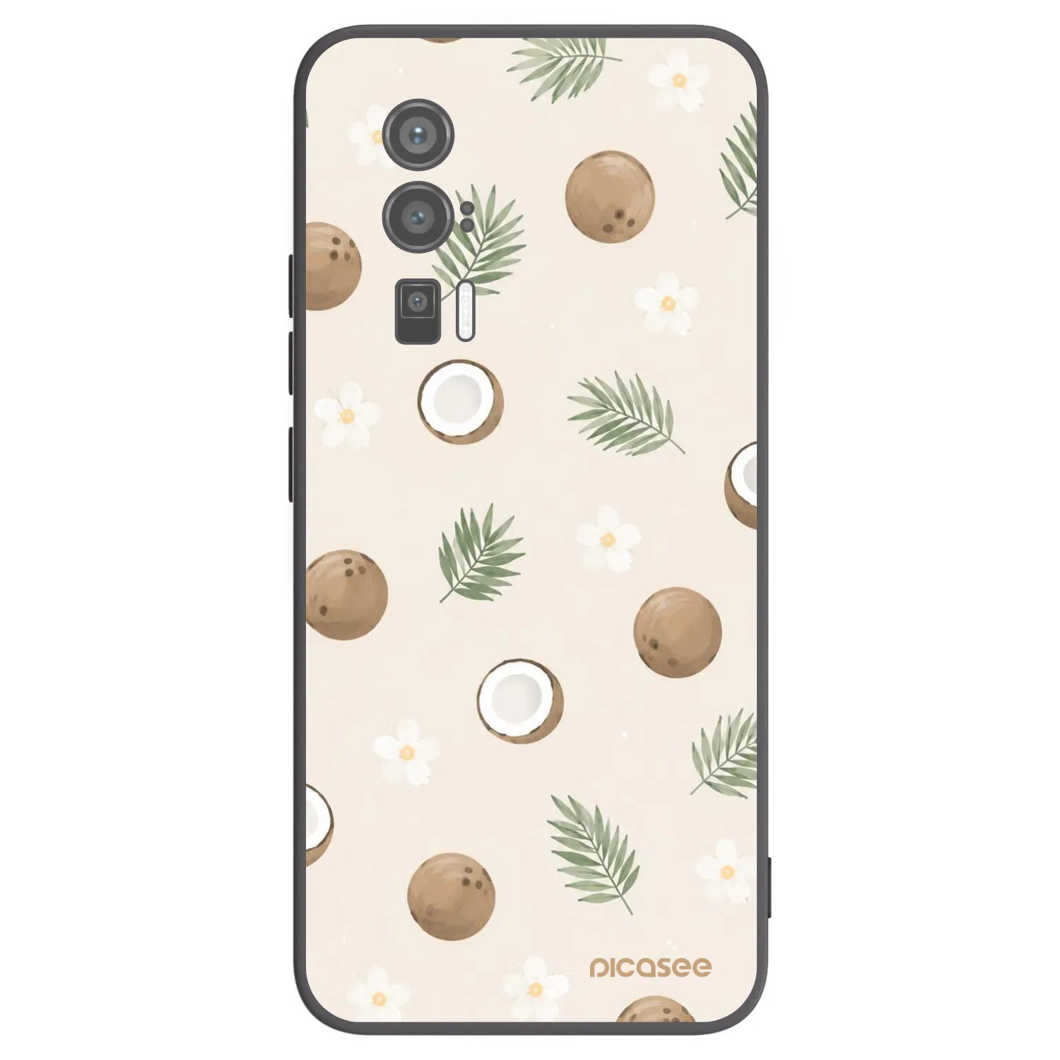 Picasee silikonový černý obal pro Xiaomi Poco F5 Pro 5G - Coconut Breeze