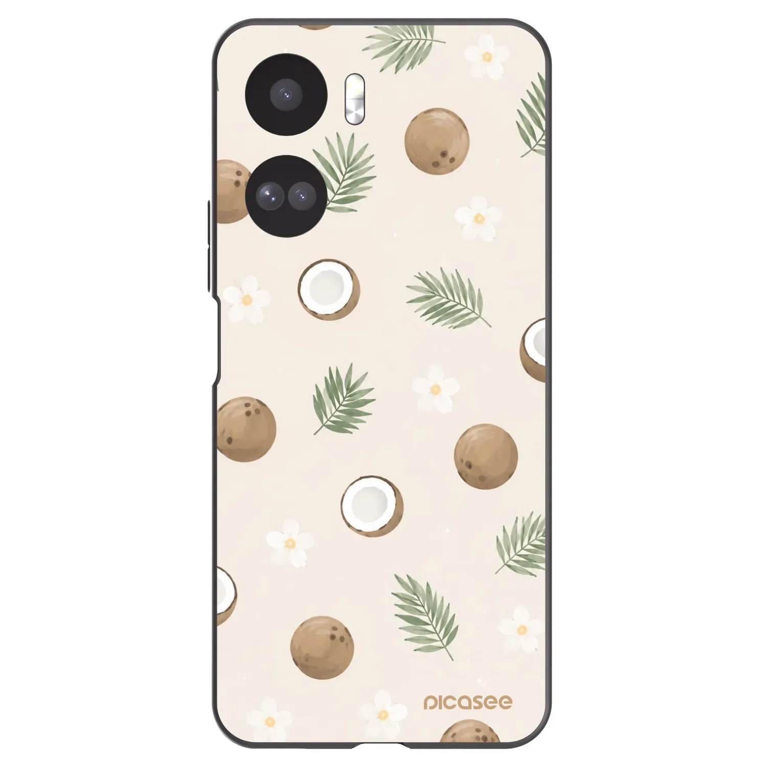 Picasee silikonový černý obal pro Honor 90 Lite 5G - Coconut Breeze