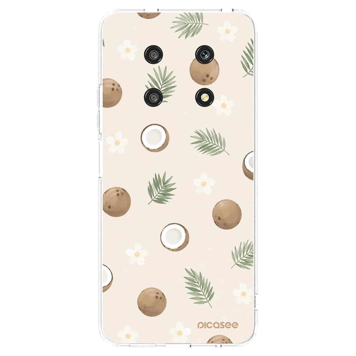 Picasee silikonový průhledný obal pro Honor Magic4 Lite 5G - Coconut Breeze
