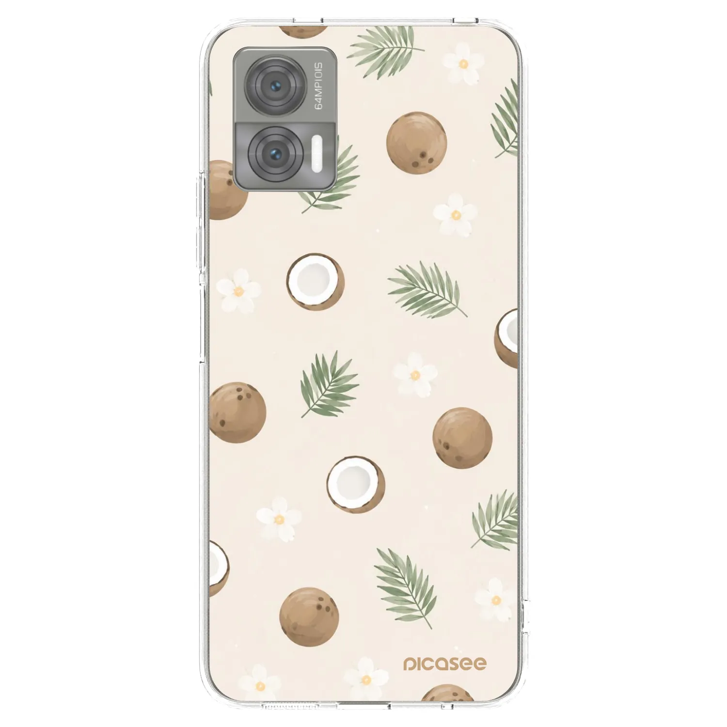 Picasee silikonový průhledný obal pro Motorola Edge 30 Neo - Coconut Breeze