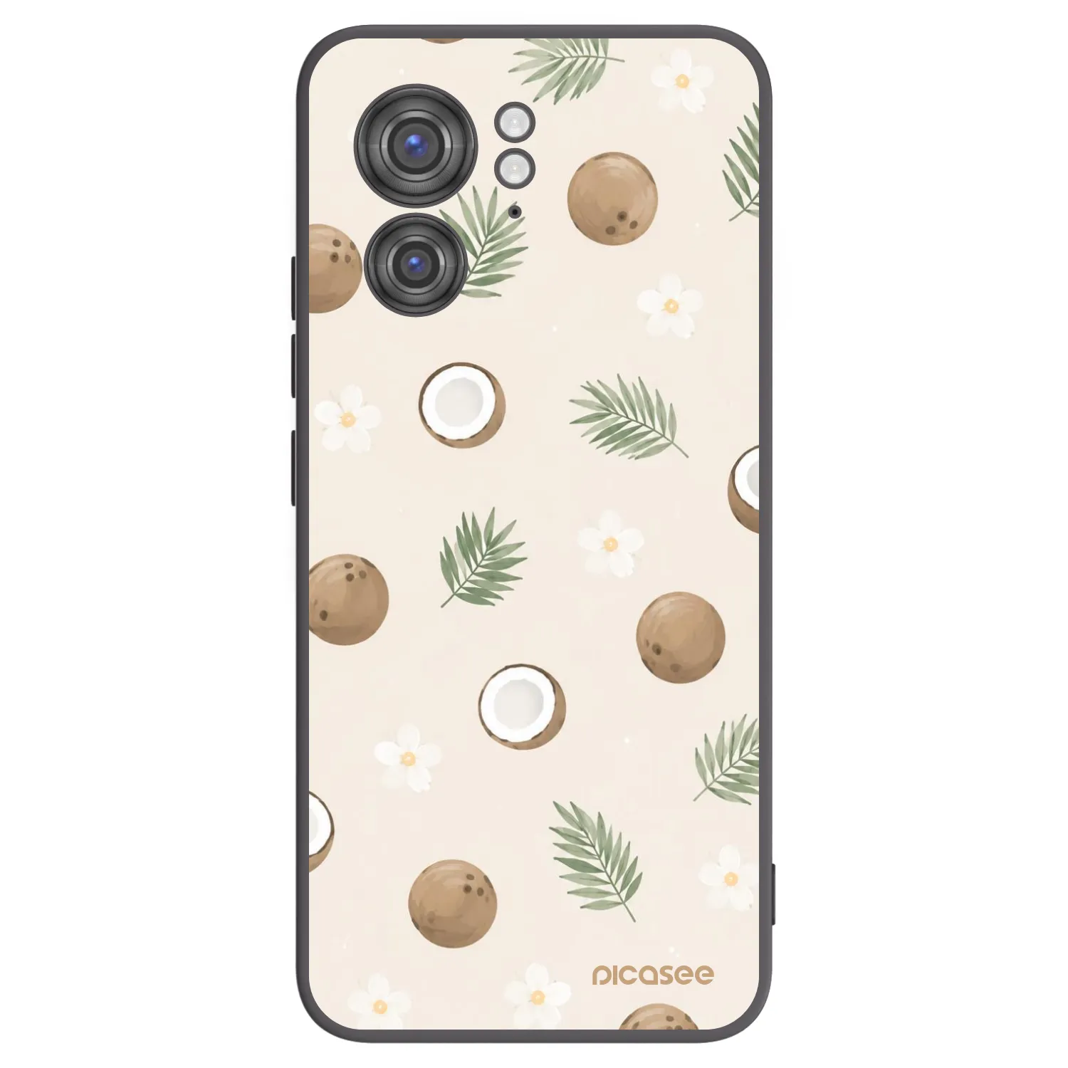 Picasee silikonový černý obal pro Motorola Edge 40 - Coconut Breeze