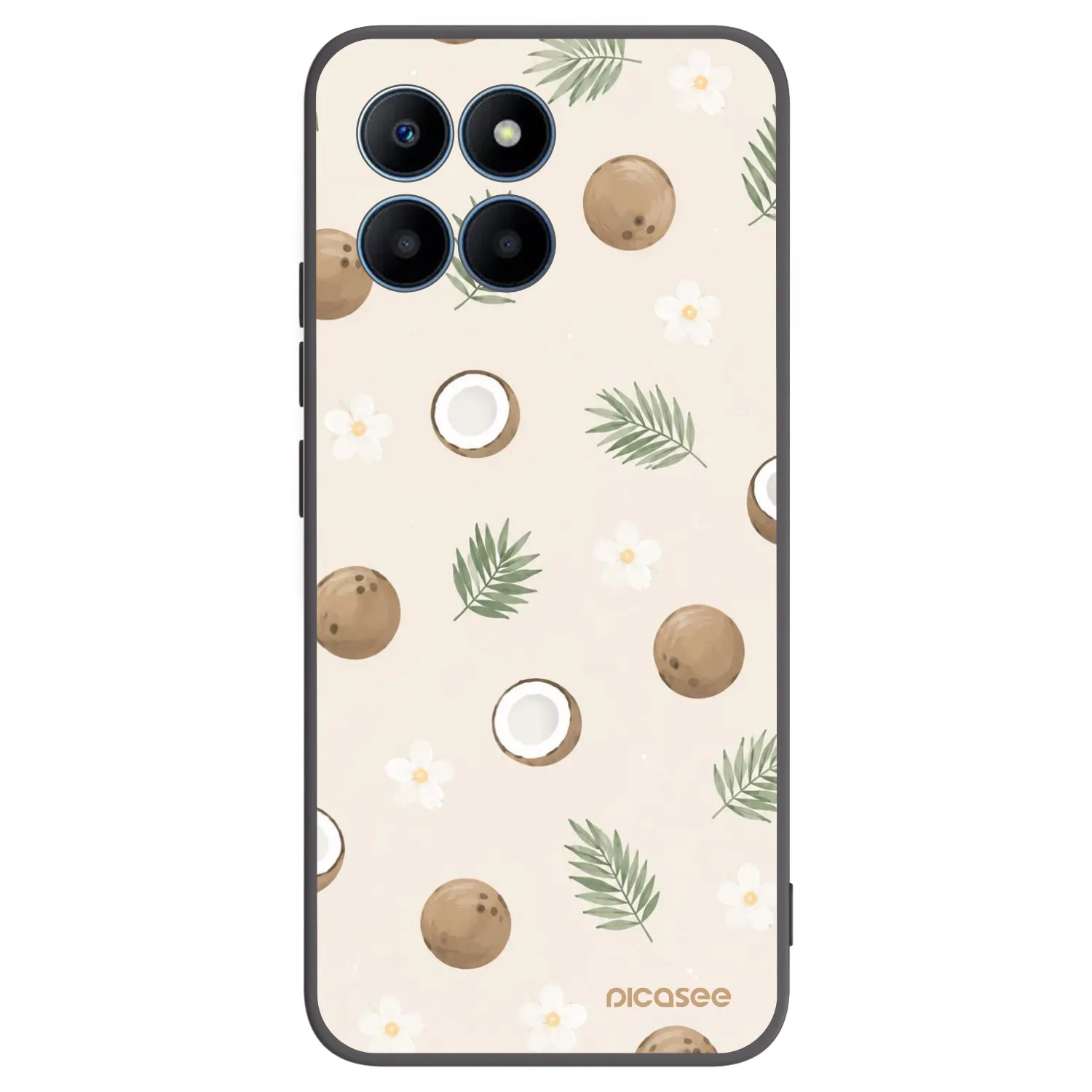 Picasee silikonový černý obal pro Honor 70 Lite - Coconut Breeze
