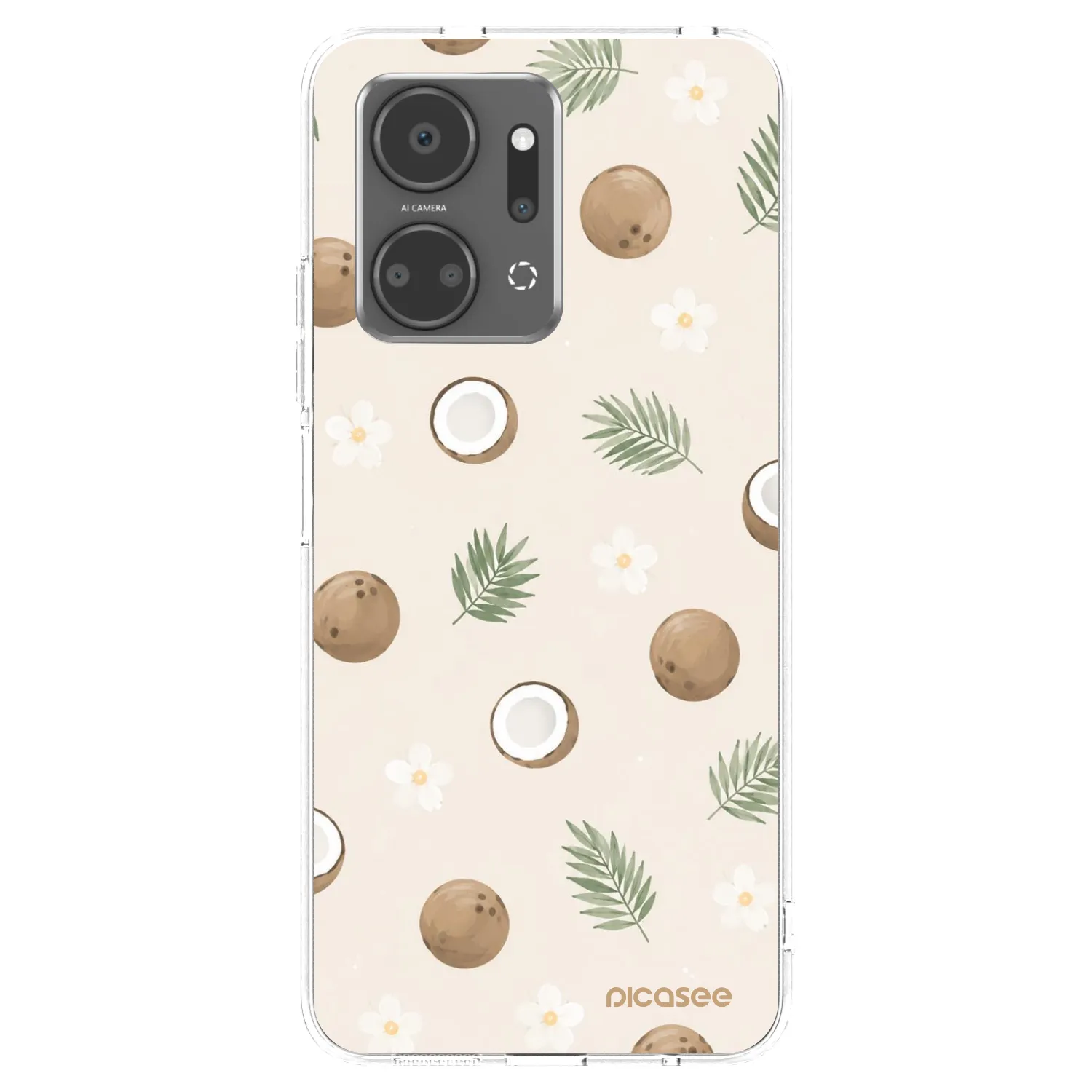 Picasee silikonový průhledný obal pro Honor X7a - Coconut Breeze