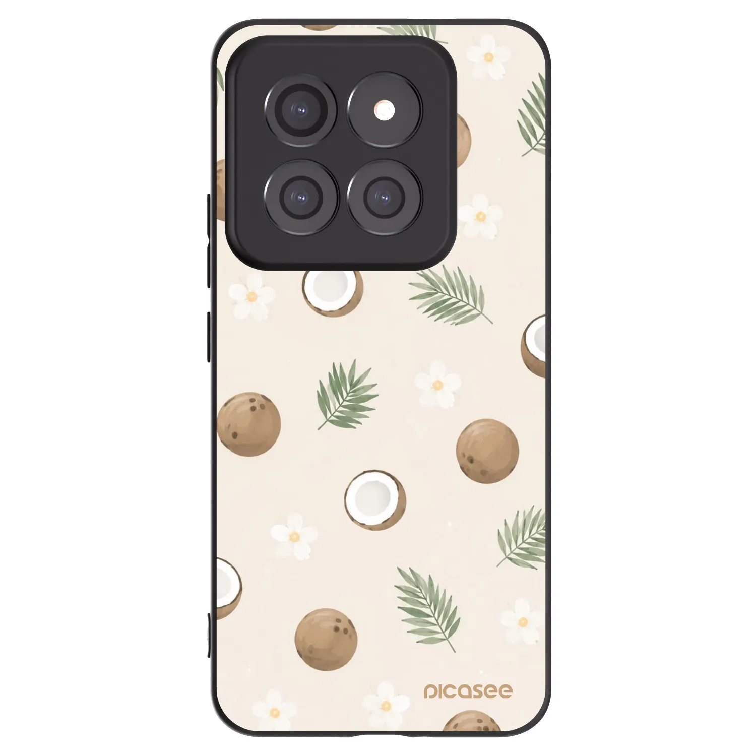Picasee silikonový černý obal pro Xiaomi 14 Pro - Coconut Breeze