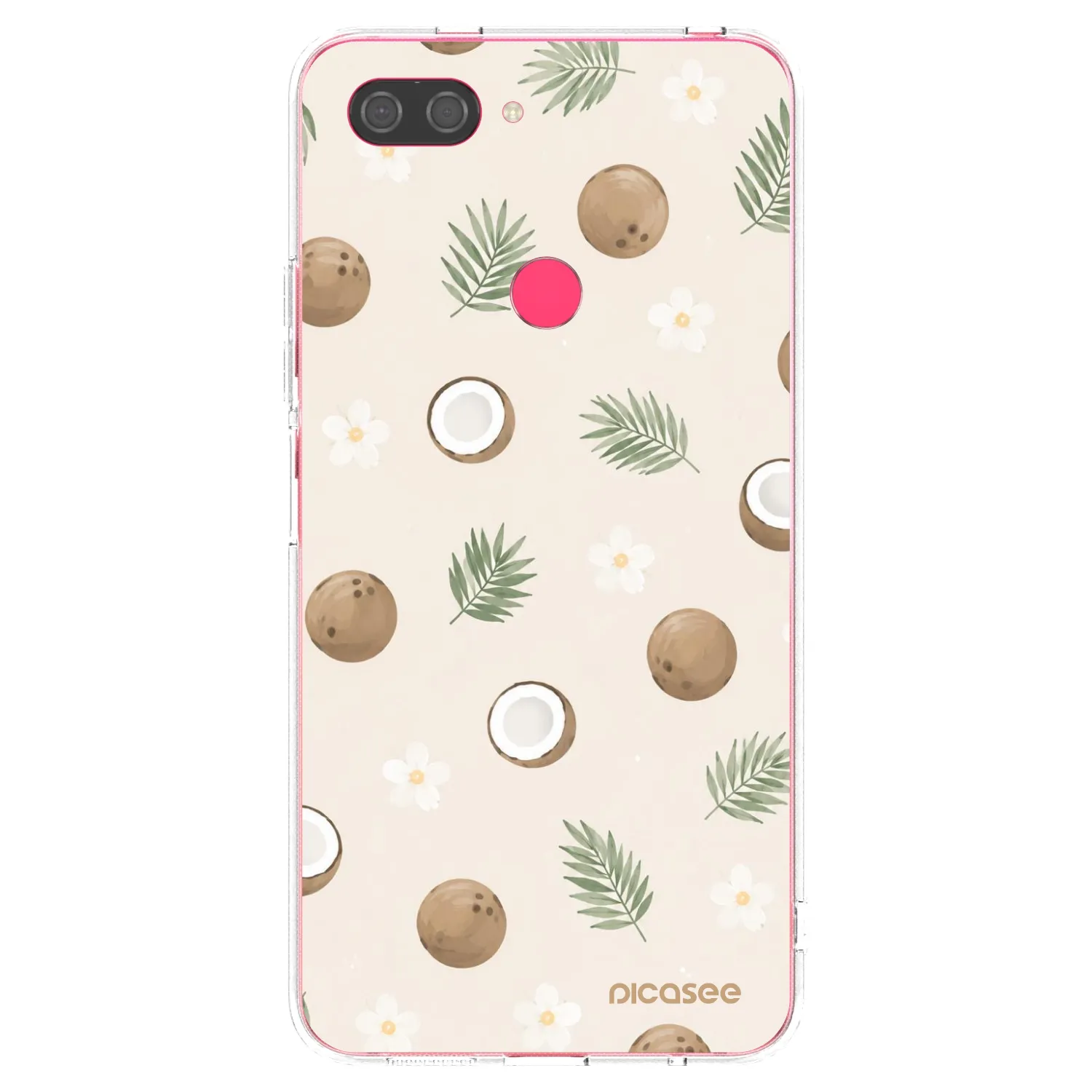 Picasee silikonový průhledný obal pro Xiaomi Mi 8 Lite - Coconut Breeze