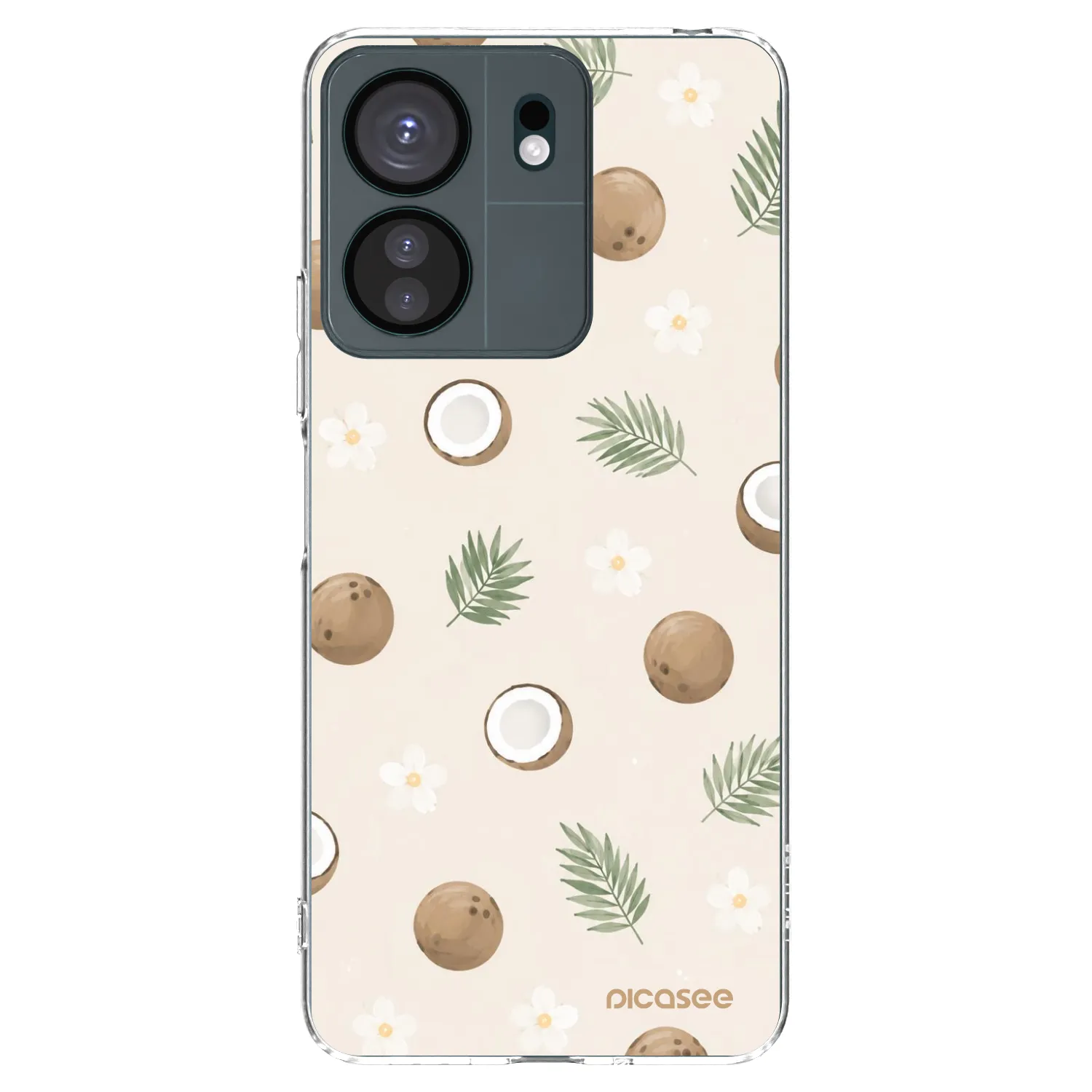 Picasee silikonový průhledný obal pro Xiaomi Redmi 13C 4G - Coconut Breeze