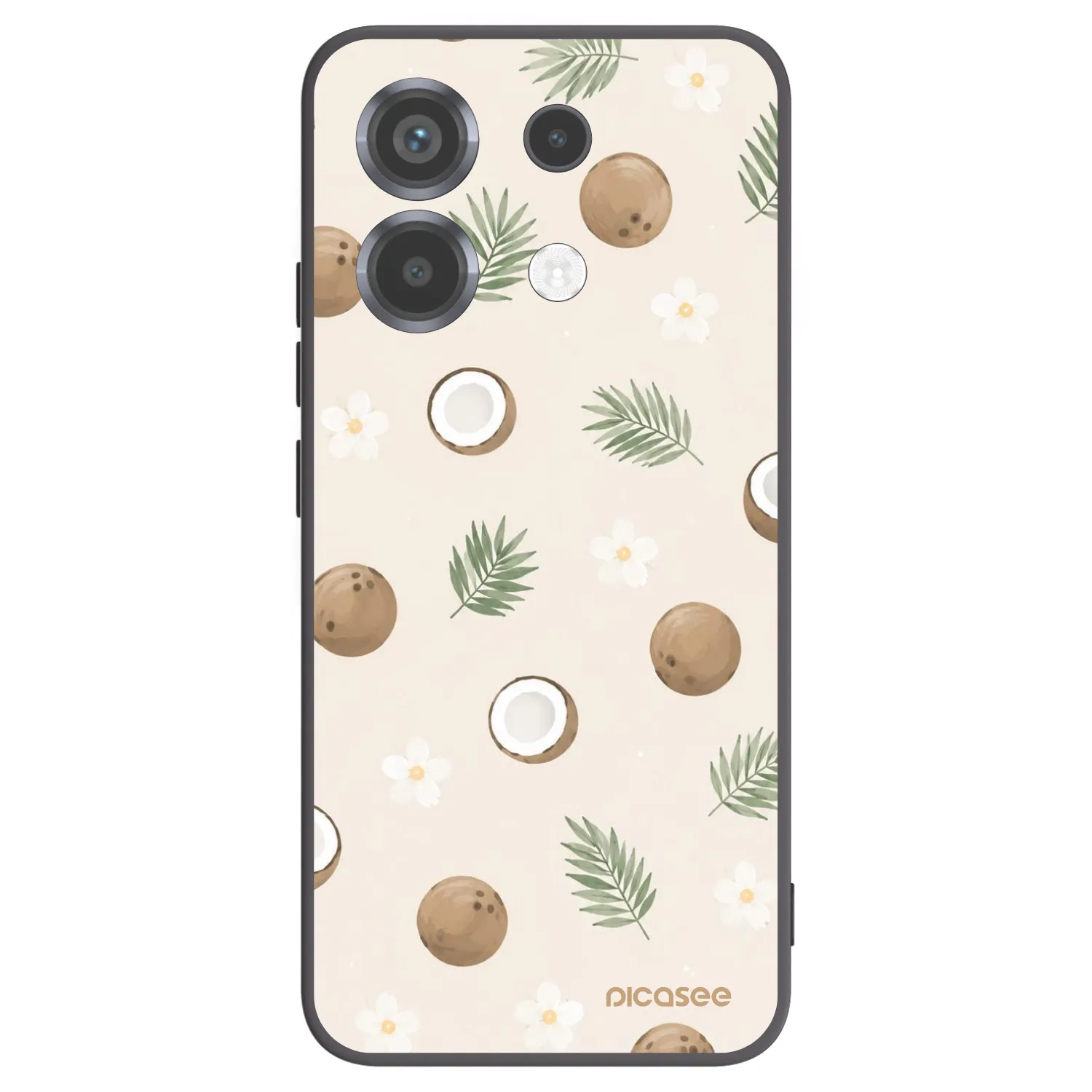 Picasee silikonový černý obal pro Xiaomi Poco X6 - Coconut Breeze