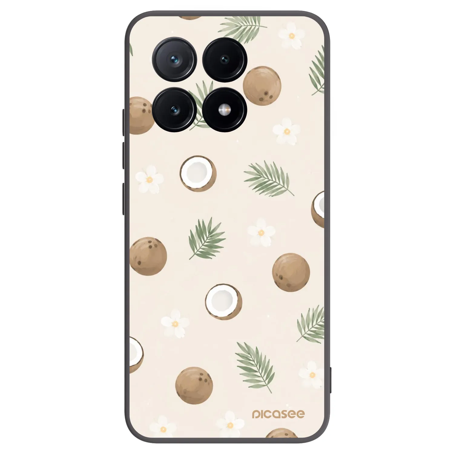 Picasee silikonový černý obal pro Xiaomi Poco X6 Pro - Coconut Breeze