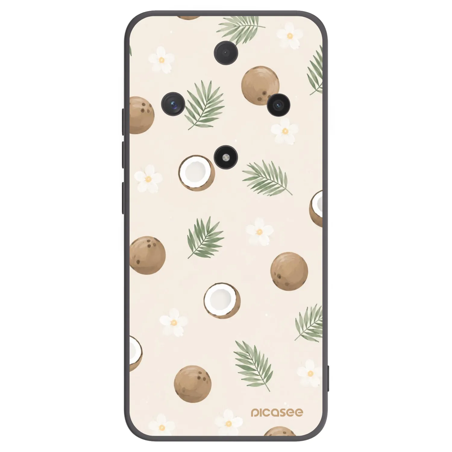 Picasee silikonový černý obal pro Honor Magic6 Lite 5G - Coconut Breeze