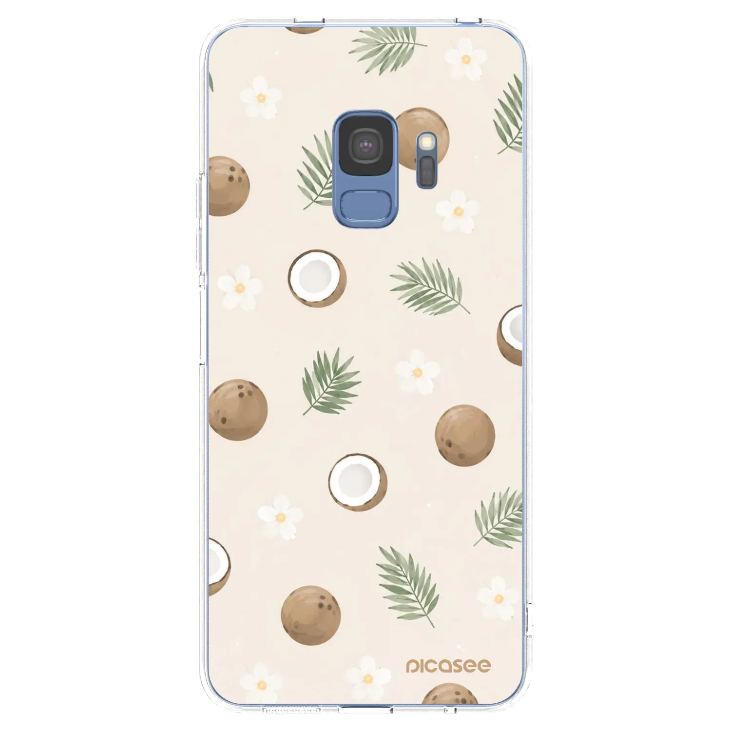 Picasee silikonový průhledný obal pro Samsung Galaxy S9 G960F - Coconut Breeze