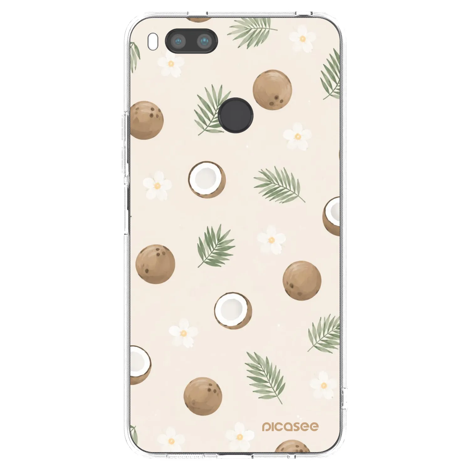 Picasee silikonový průhledný obal pro Xiaomi Mi A1 Global - Coconut Breeze
