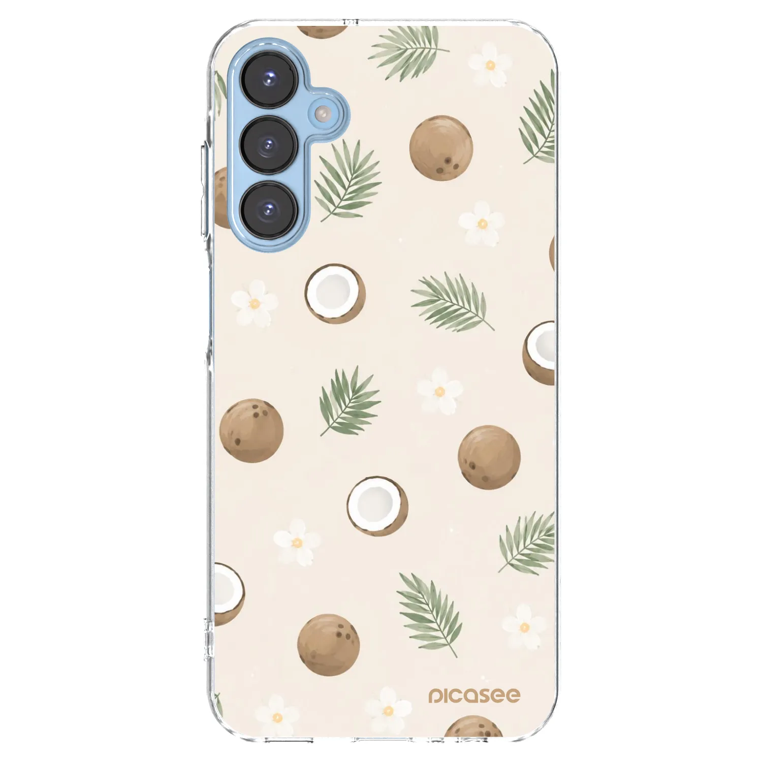 Picasee silikonový průhledný obal pro Samsung Galaxy A15 A156B 5G - Coconut Breeze
