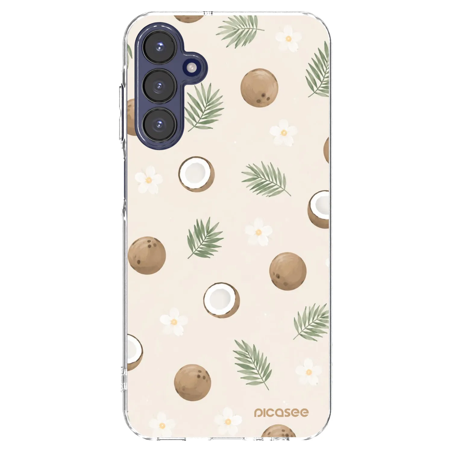 Picasee silikonový průhledný obal pro Samsung Galaxy A15 A155F 4G - Coconut Breeze