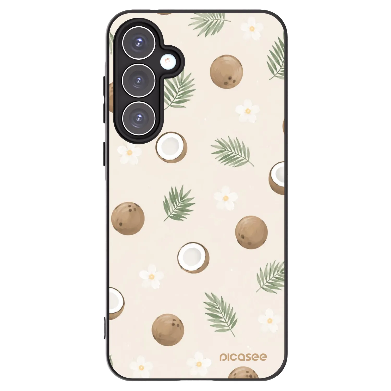 Picasee silikonový černý obal pro Samsung Galaxy A55 5G A556B - Coconut Breeze