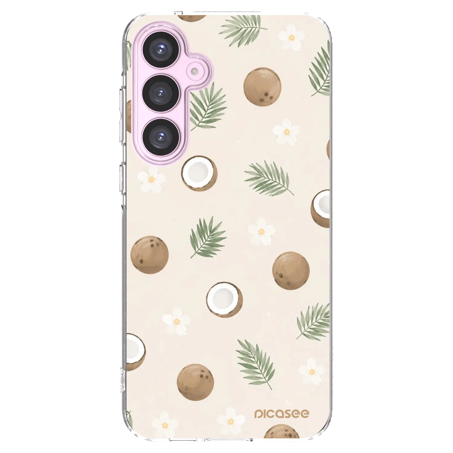 Picasee silikonový průhledný obal pro Samsung Galaxy A55 5G A556B - Coconut Breeze