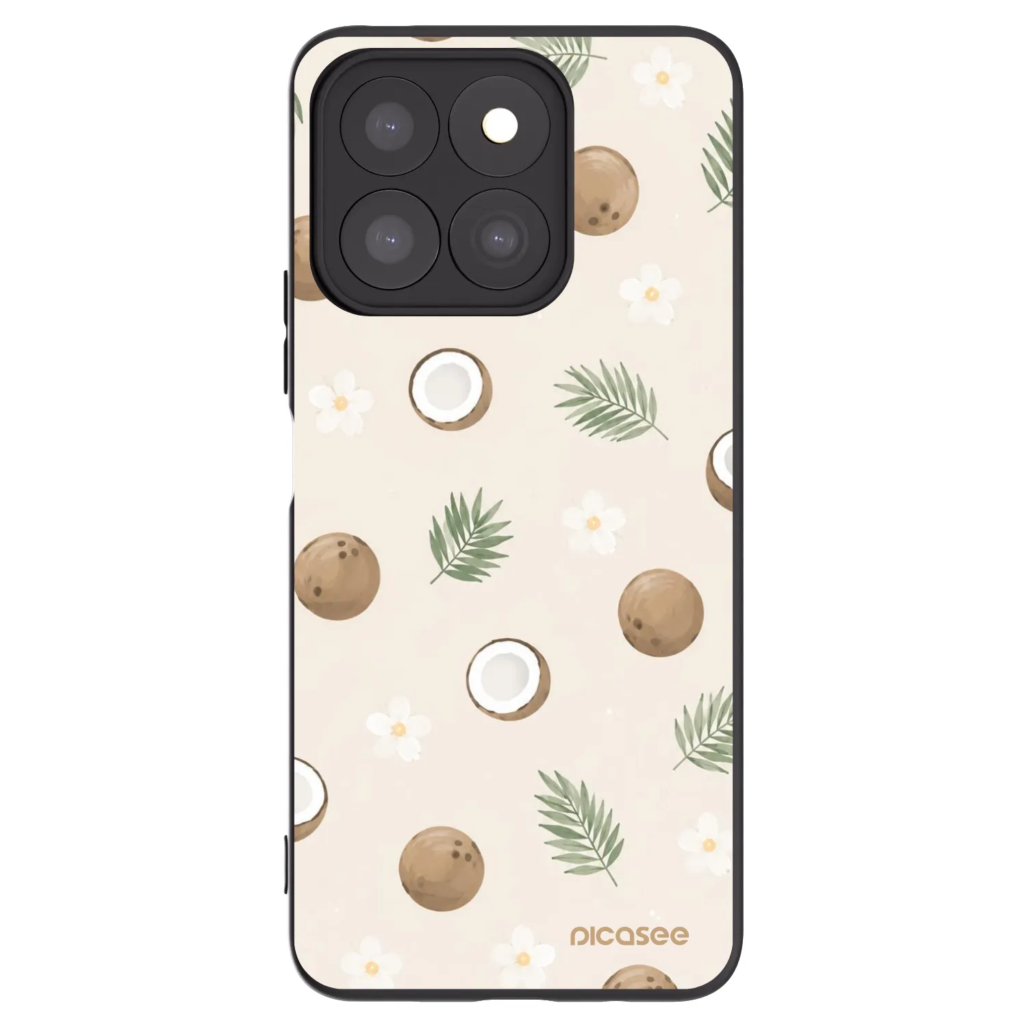 Picasee silikonový černý obal pro Honor X8b - Coconut Breeze