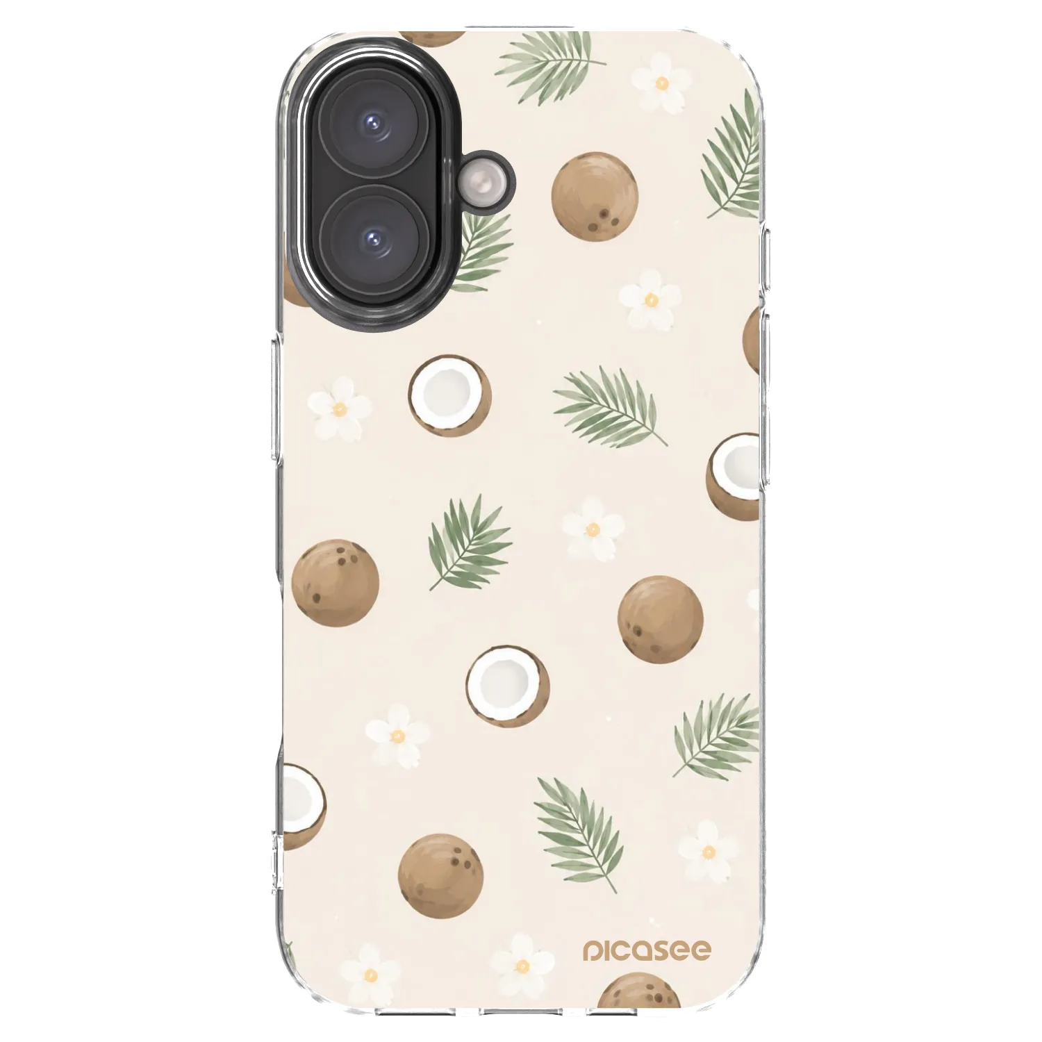 Picasee silikonový průhledný obal pro Apple iPhone 16 - Coconut Breeze