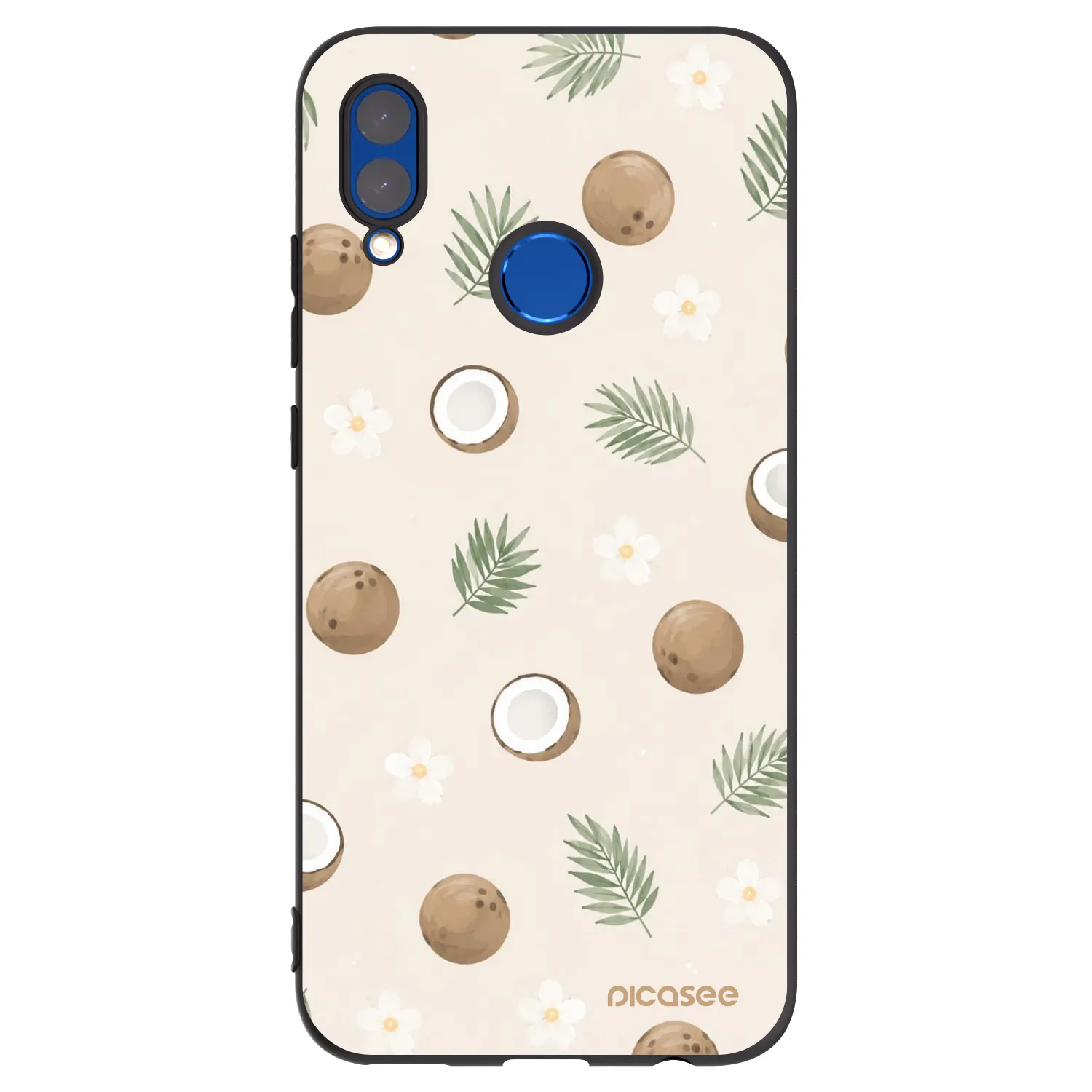 Picasee silikonový černý obal pro Honor 10 Lite - Coconut Breeze