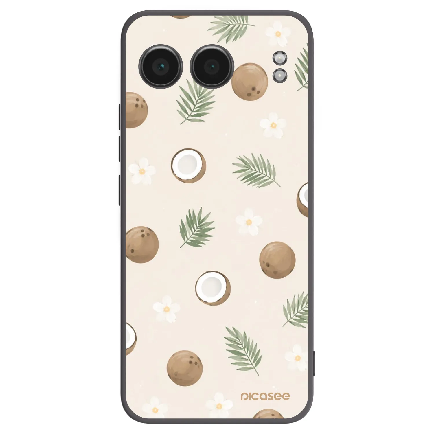 Picasee silikonový černý obal pro OnePlus Nord 4 - Coconut Breeze