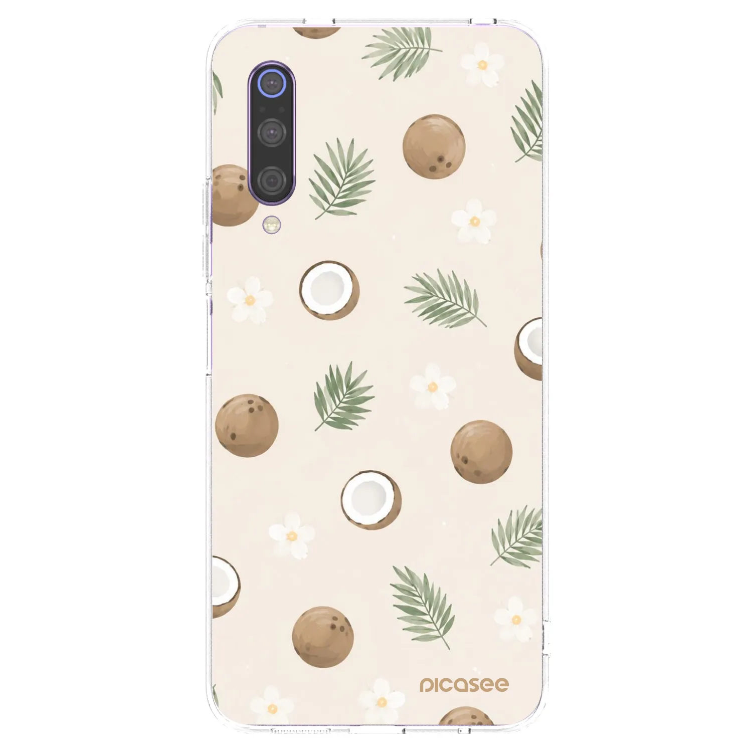 Picasee silikonový průhledný obal pro Xiaomi Mi 9 - Coconut Breeze