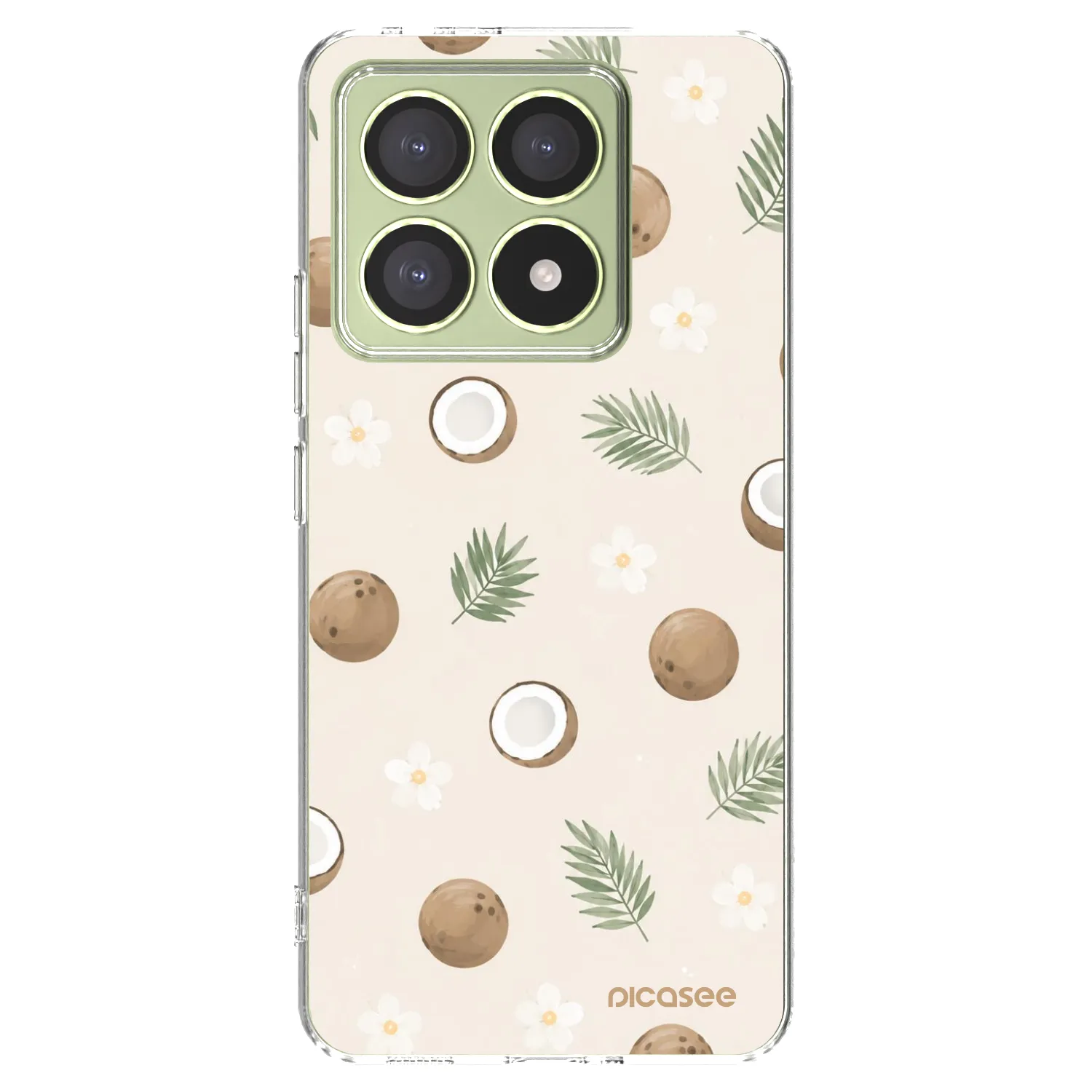 Picasee silikonový průhledný obal pro Xiaomi 14T - Coconut Breeze