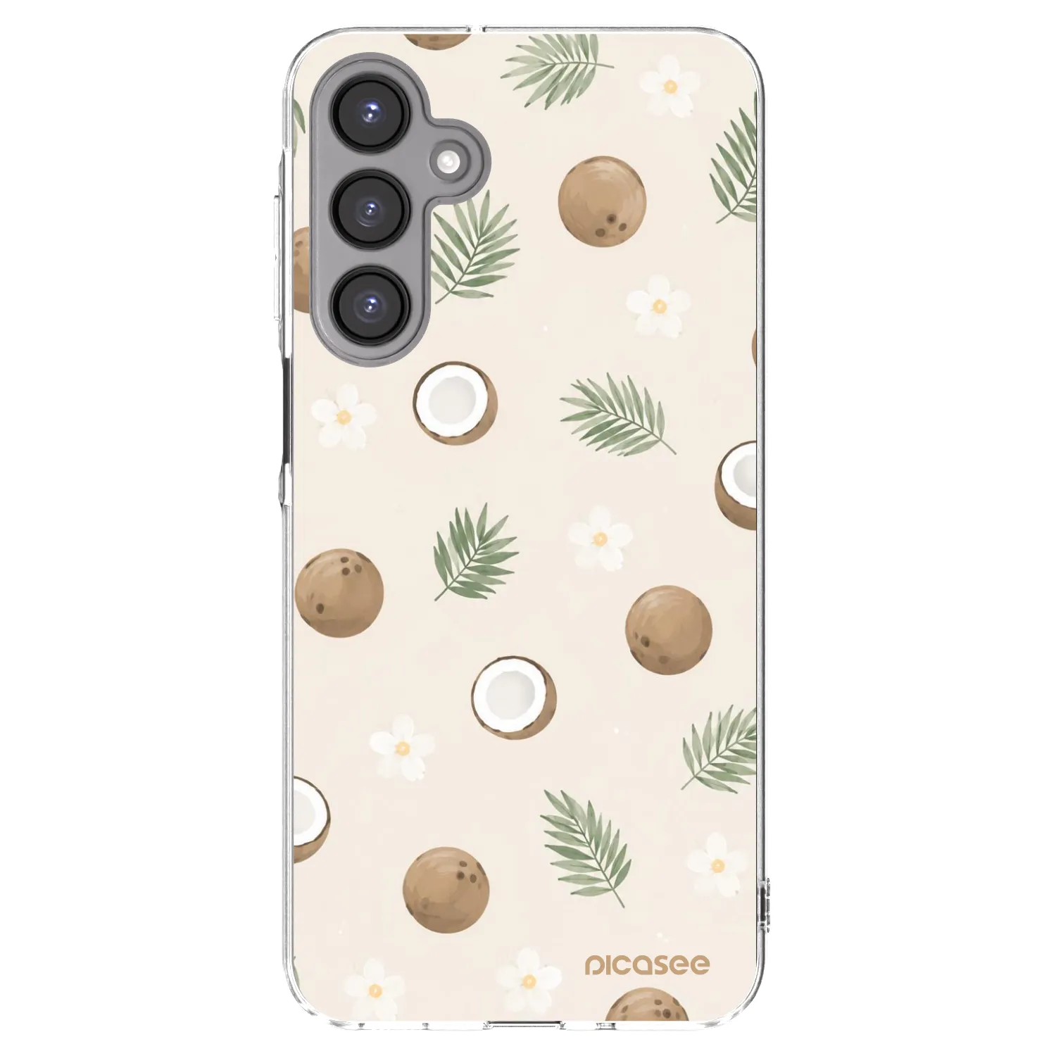 Picasee silikonový průhledný obal pro Samsung Galaxy A16 5G - Coconut Breeze