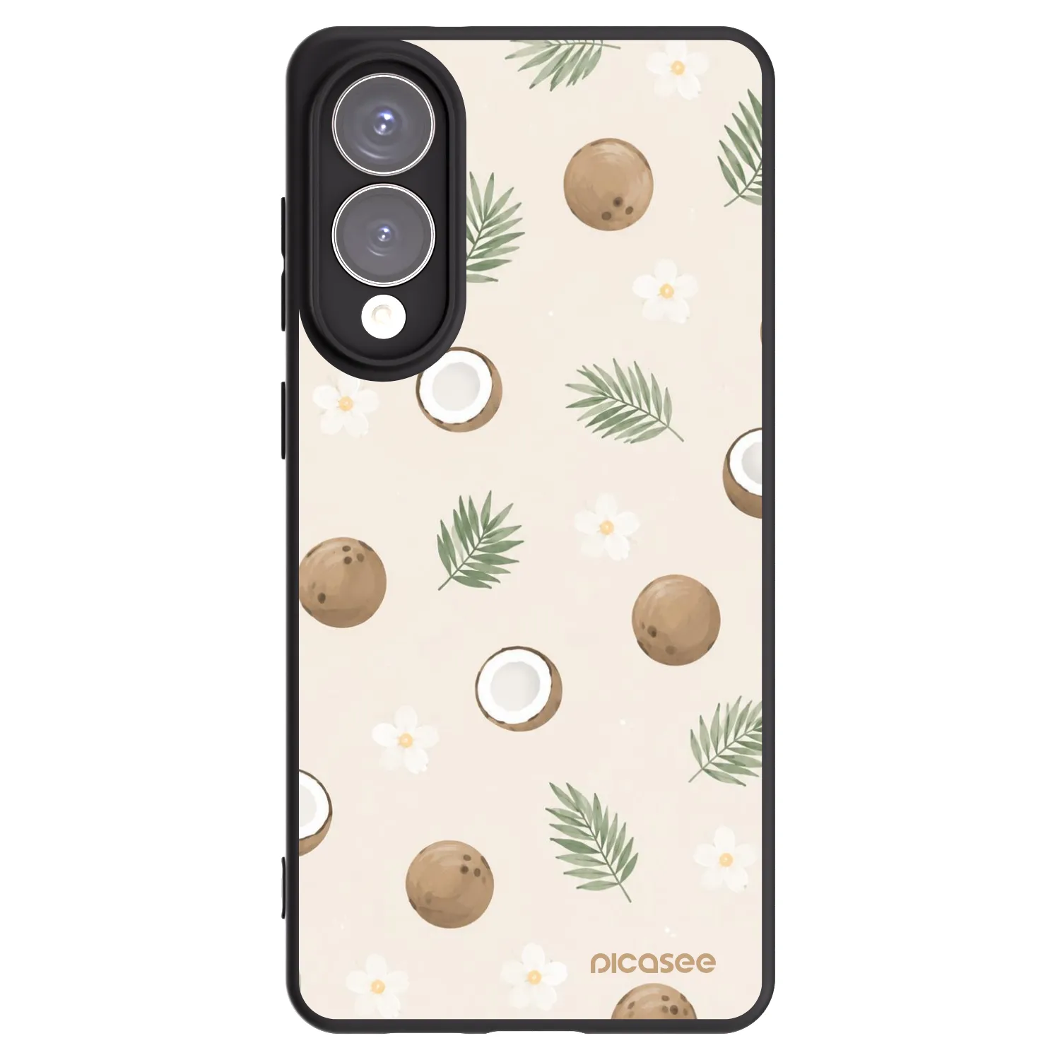 Picasee silikonový černý obal pro Samsung Galaxy S25 Edge 5G - Coconut Breeze
