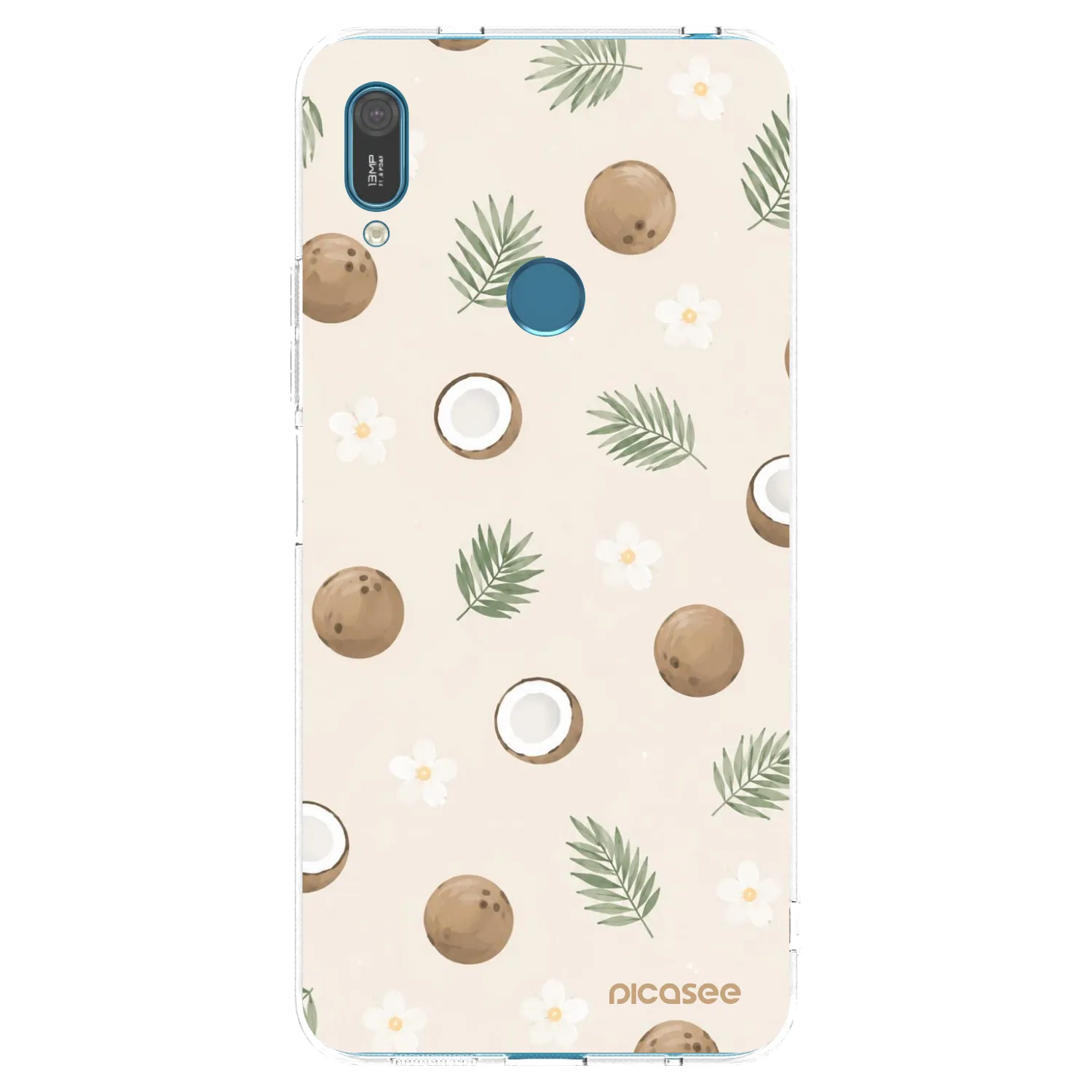 Picasee silikonový průhledný obal pro Huawei Y7 2019 - Coconut Breeze
