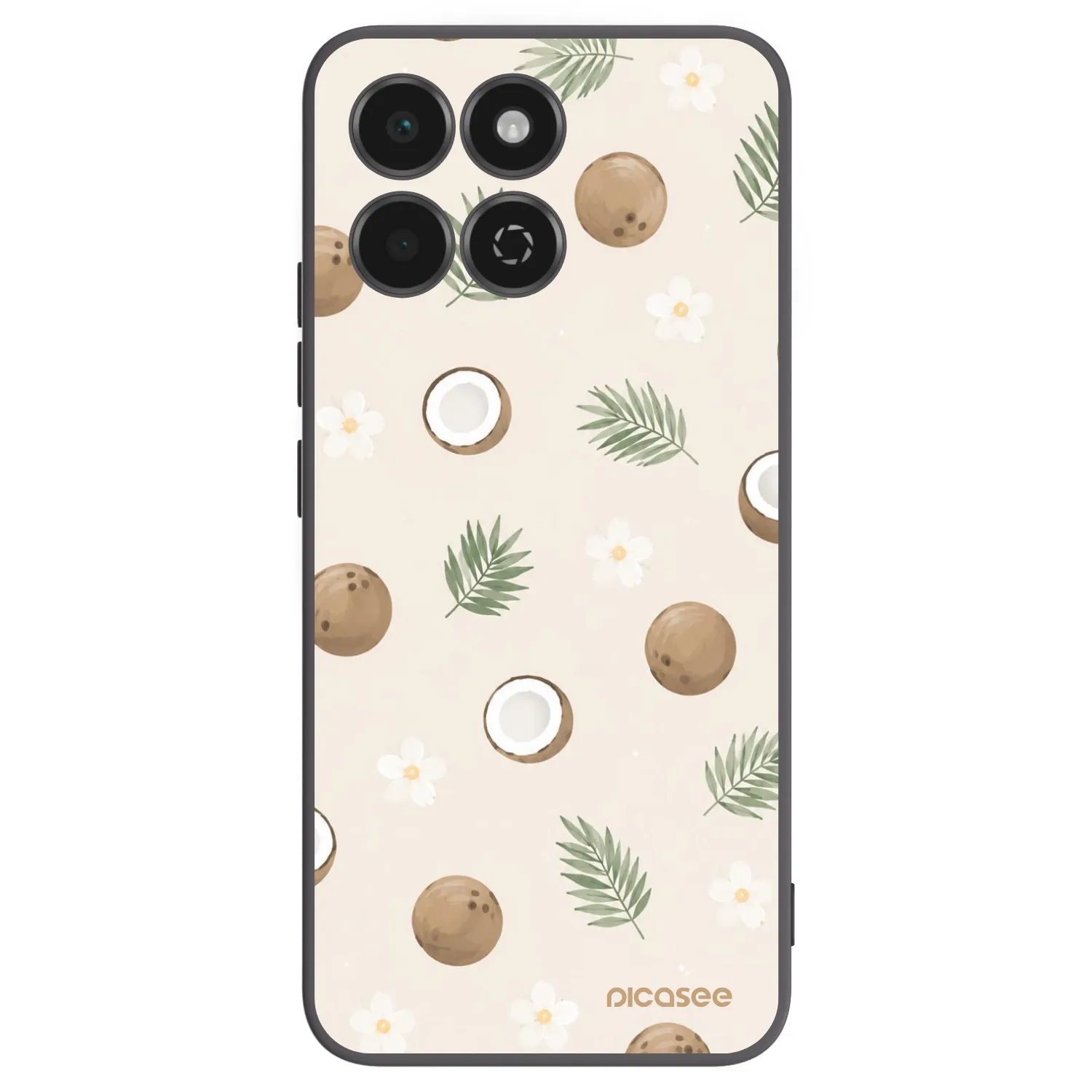 Picasee silikonový černý obal pro Honor 200 Smart 5G - Coconut Breeze