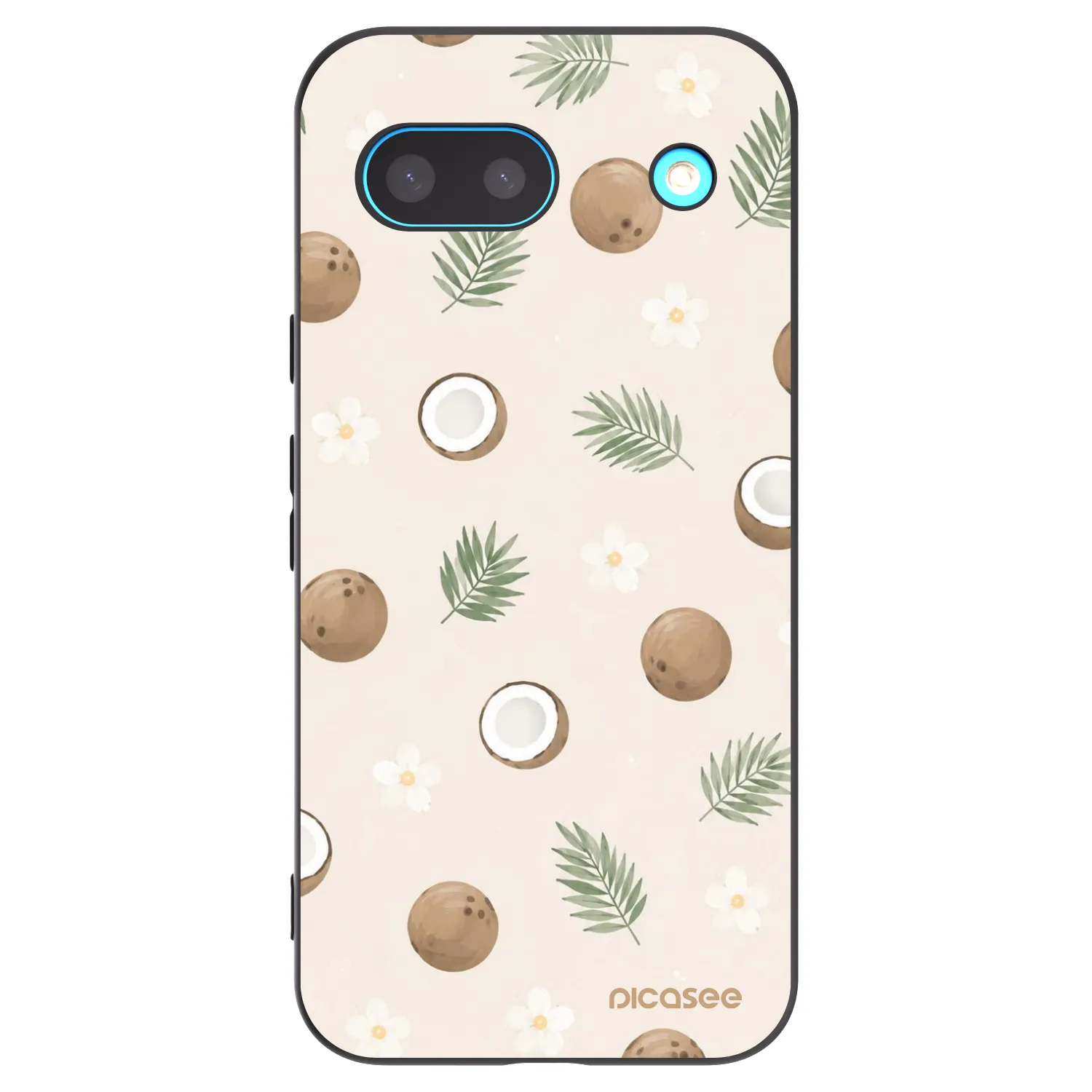 Picasee silikonový černý obal pro Google Pixel 8 - Coconut Breeze