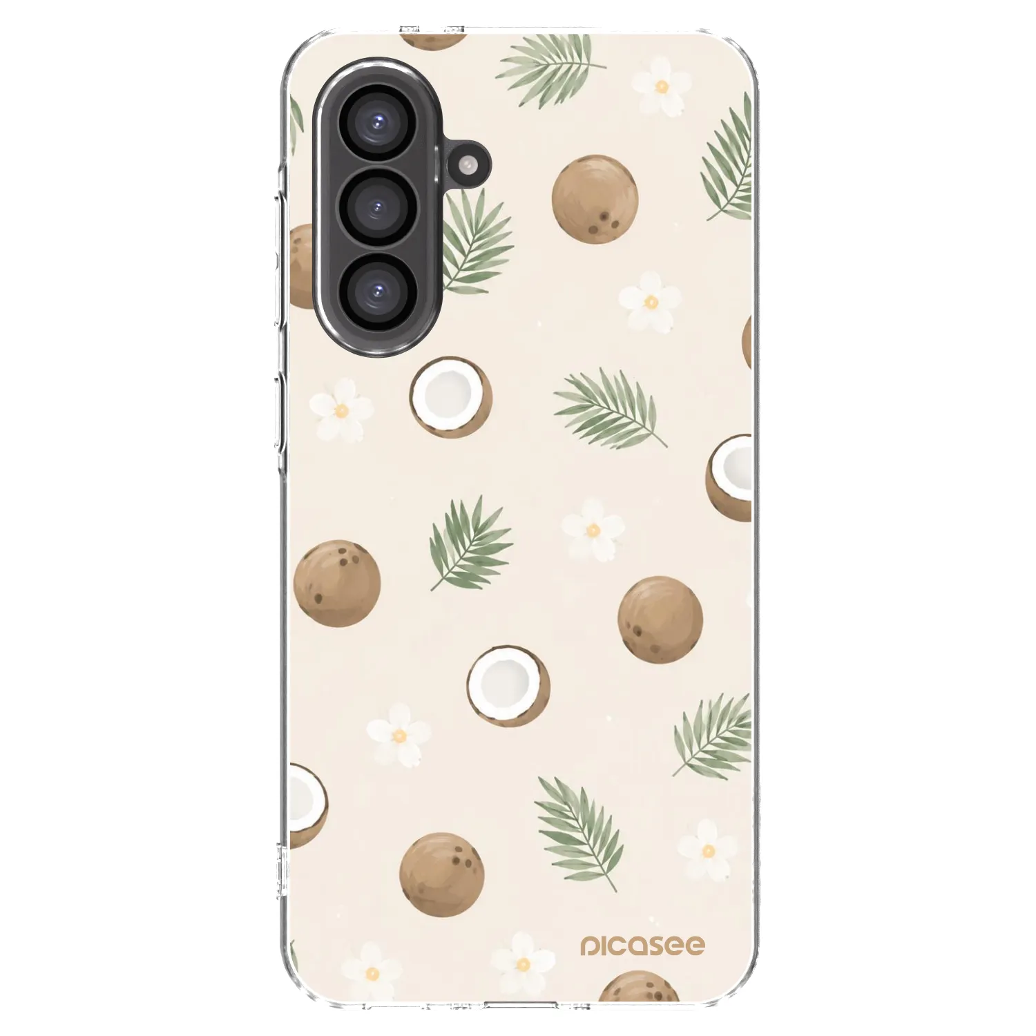 Picasee silikonový průhledný obal pro Samsung Galaxy A56 5G A566B - Coconut Breeze