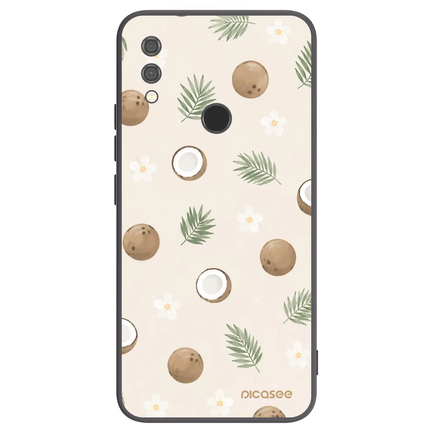 Picasee silikonový černý obal pro Xiaomi Redmi Note 7 - Coconut Breeze