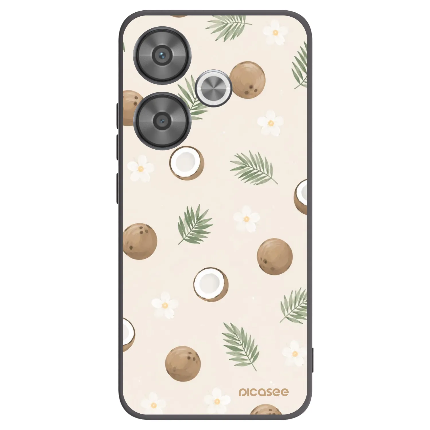Picasee silikonový černý obal pro Xiaomi Poco F6 - Coconut Breeze