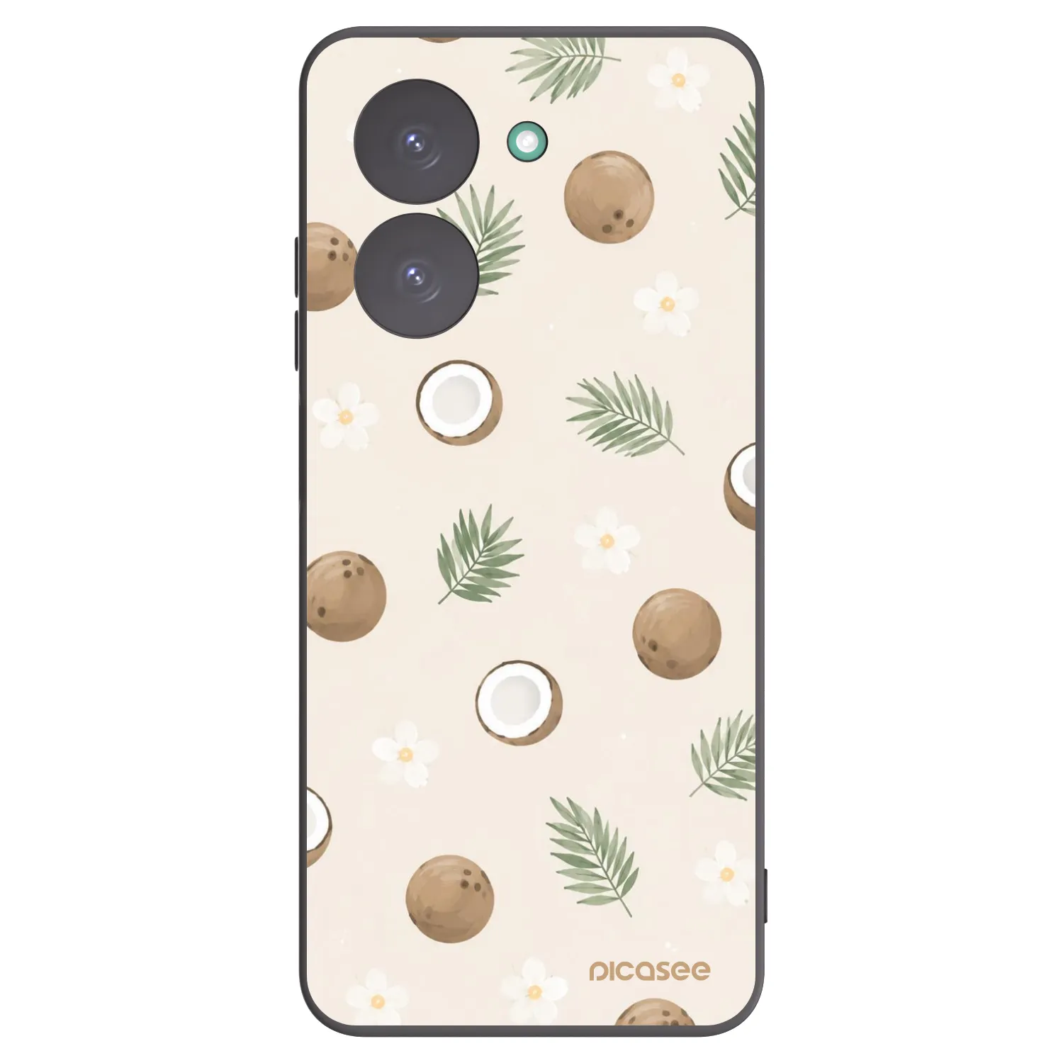 Picasee silikonový černý obal pro Xiaomi Redmi A5 - Coconut Breeze