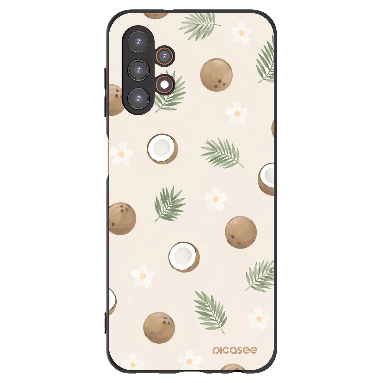 Picasee silikonový černý obal pro Samsung Galaxy A13 5G - Coconut Breeze