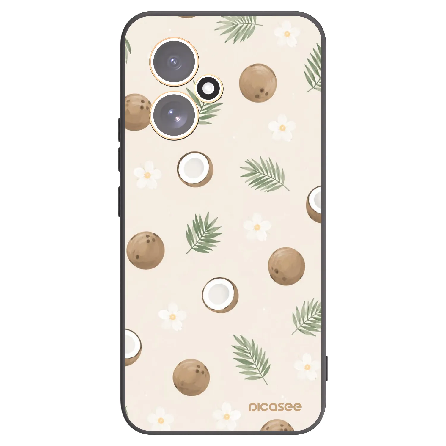 Picasee silikonový černý obal pro Honor 400 5G - Coconut Breeze