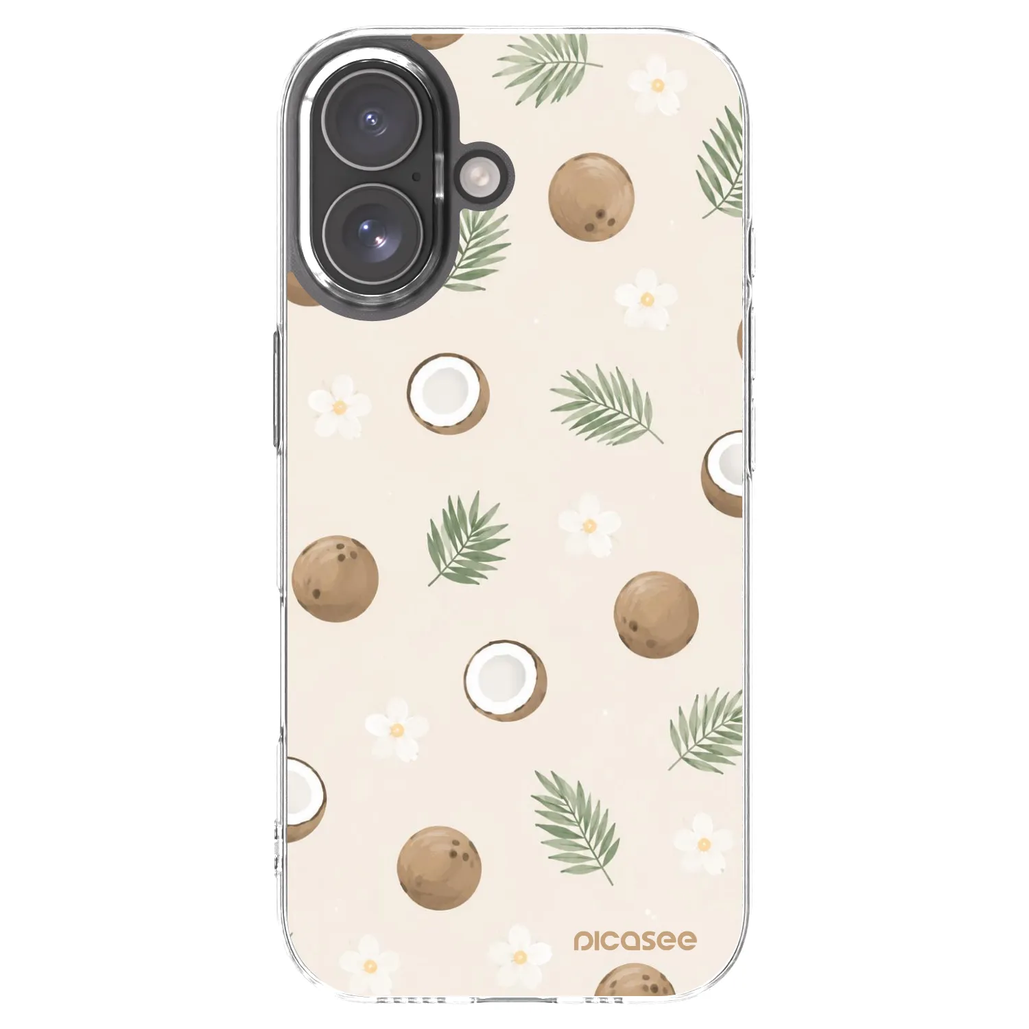 Picasee silikonový průhledný obal pro Apple iPhone 17 - Coconut Breeze