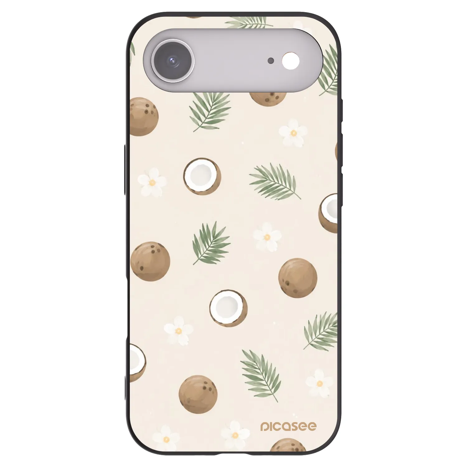 Picasee silikonový černý obal pro Apple iPhone Air - Coconut Breeze