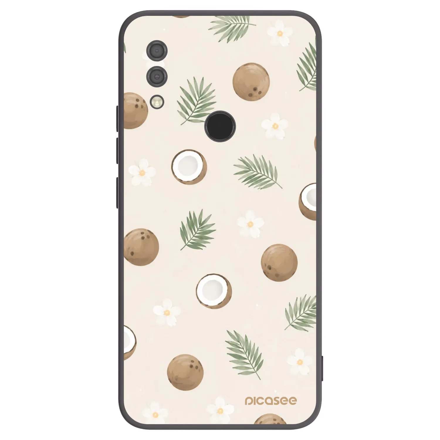 Picasee silikonový černý obal pro Xiaomi Redmi 7 - Coconut Breeze