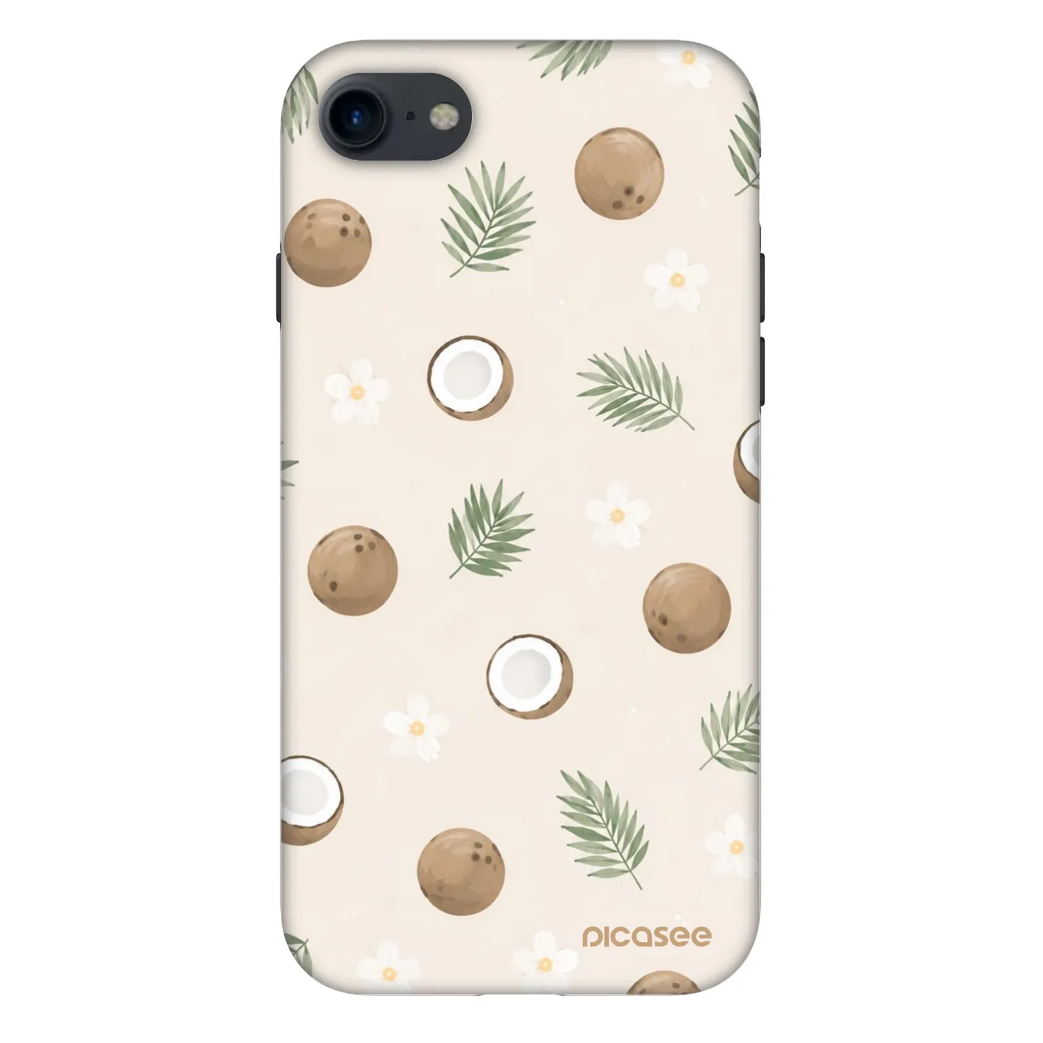 Picasee Fashion Case pro Apple iPhone SE 2022 - Coconut Breeze