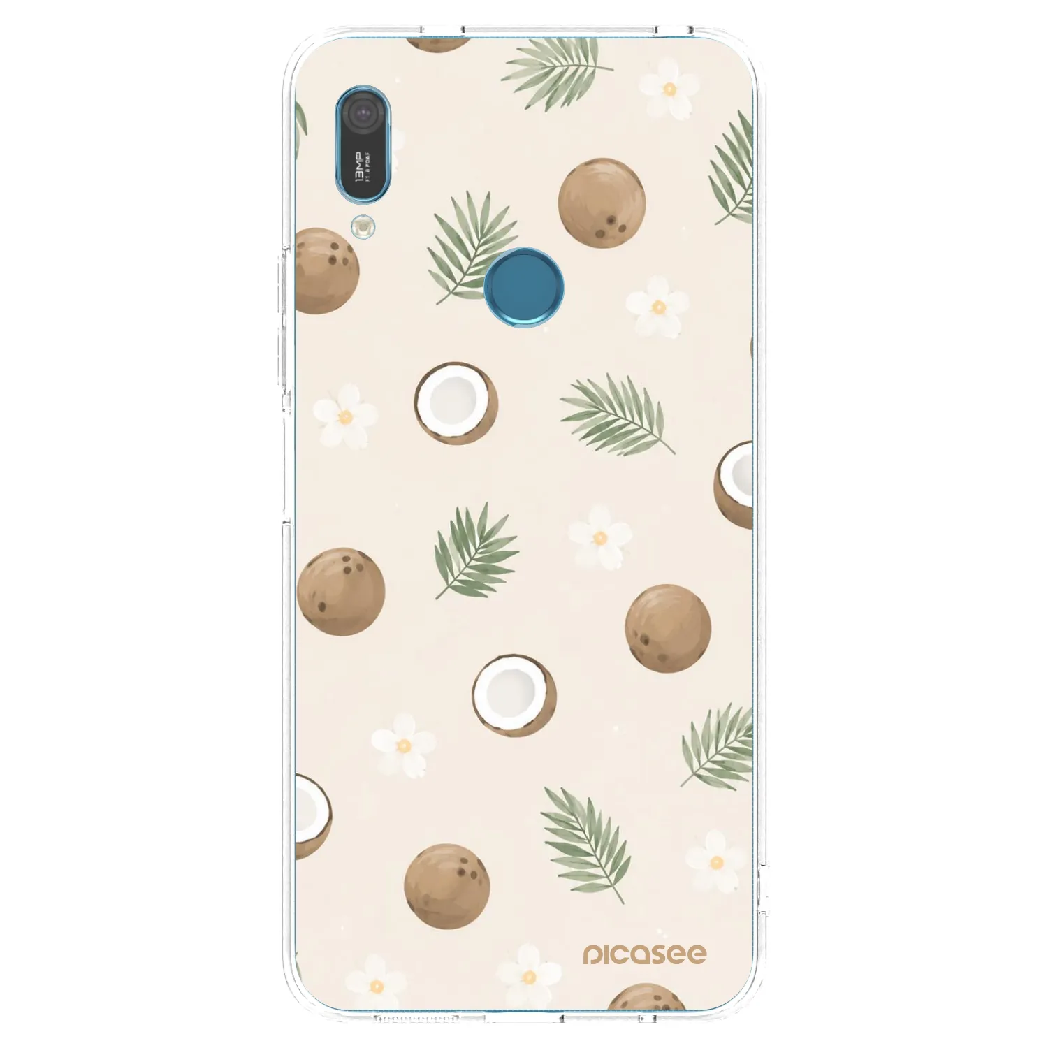 Picasee silikonový průhledný obal pro Huawei Y6 2019 - Coconut Breeze