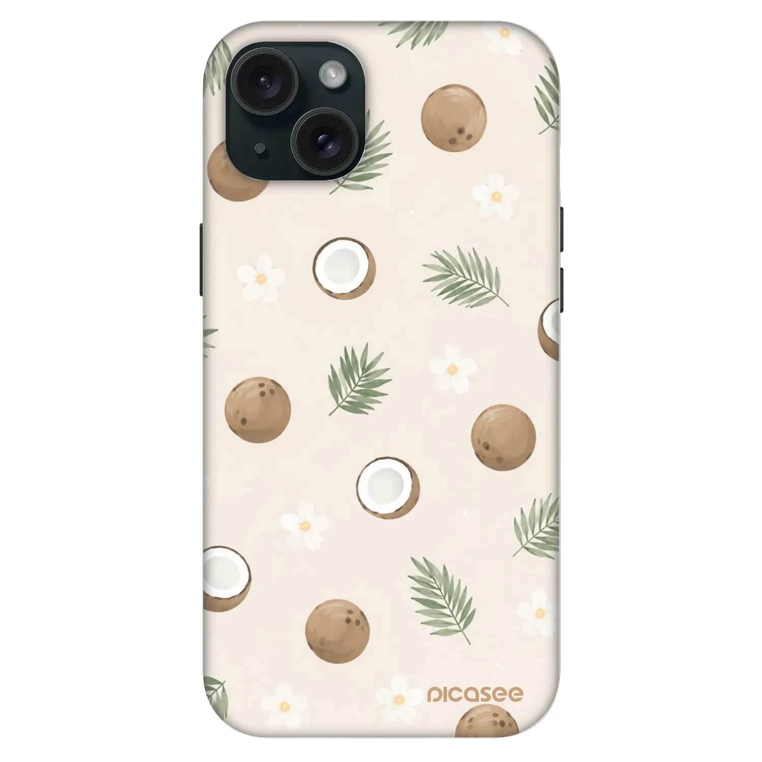 Picasee Fashion Case MagSafe Apple iPhone 15 Plus - Coconut Breeze