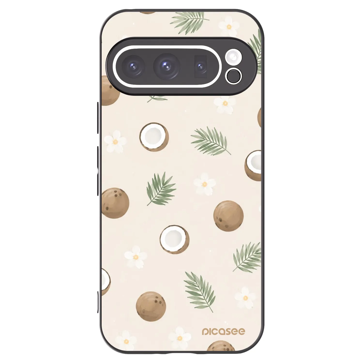 Picasee silikonový černý obal pro Google Pixel 9 Pro XL - Coconut Breeze