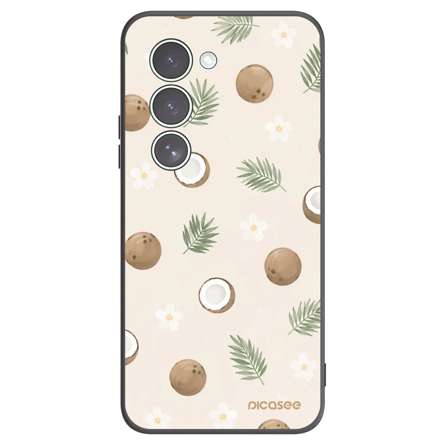 Picasee silikonový černý obal pro Xiaomi Redmi 15 5G - Coconut Breeze