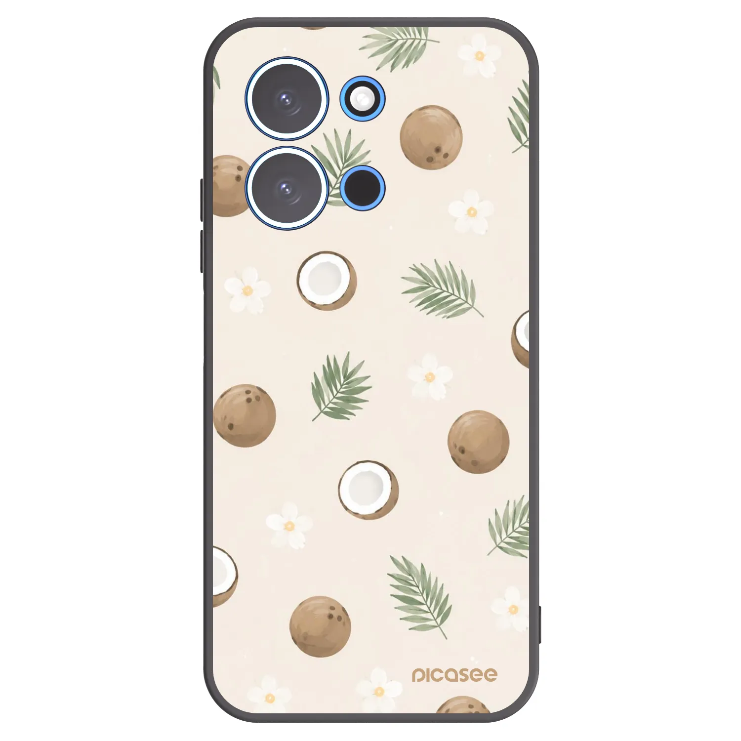 Picasee silikonový černý obal pro Xiaomi Redmi 15C 4G - Coconut Breeze
