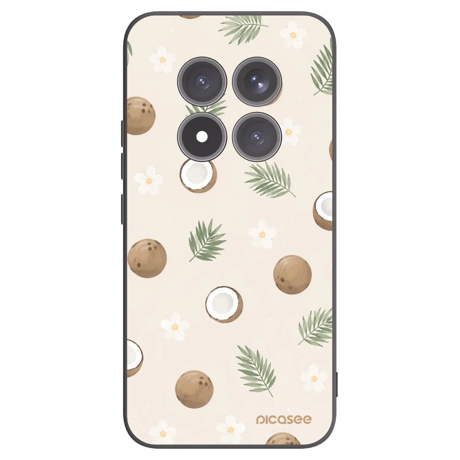 Picasee silikonový černý obal pro Xiaomi Redmi Note 15 Pro+ - Coconut Breeze