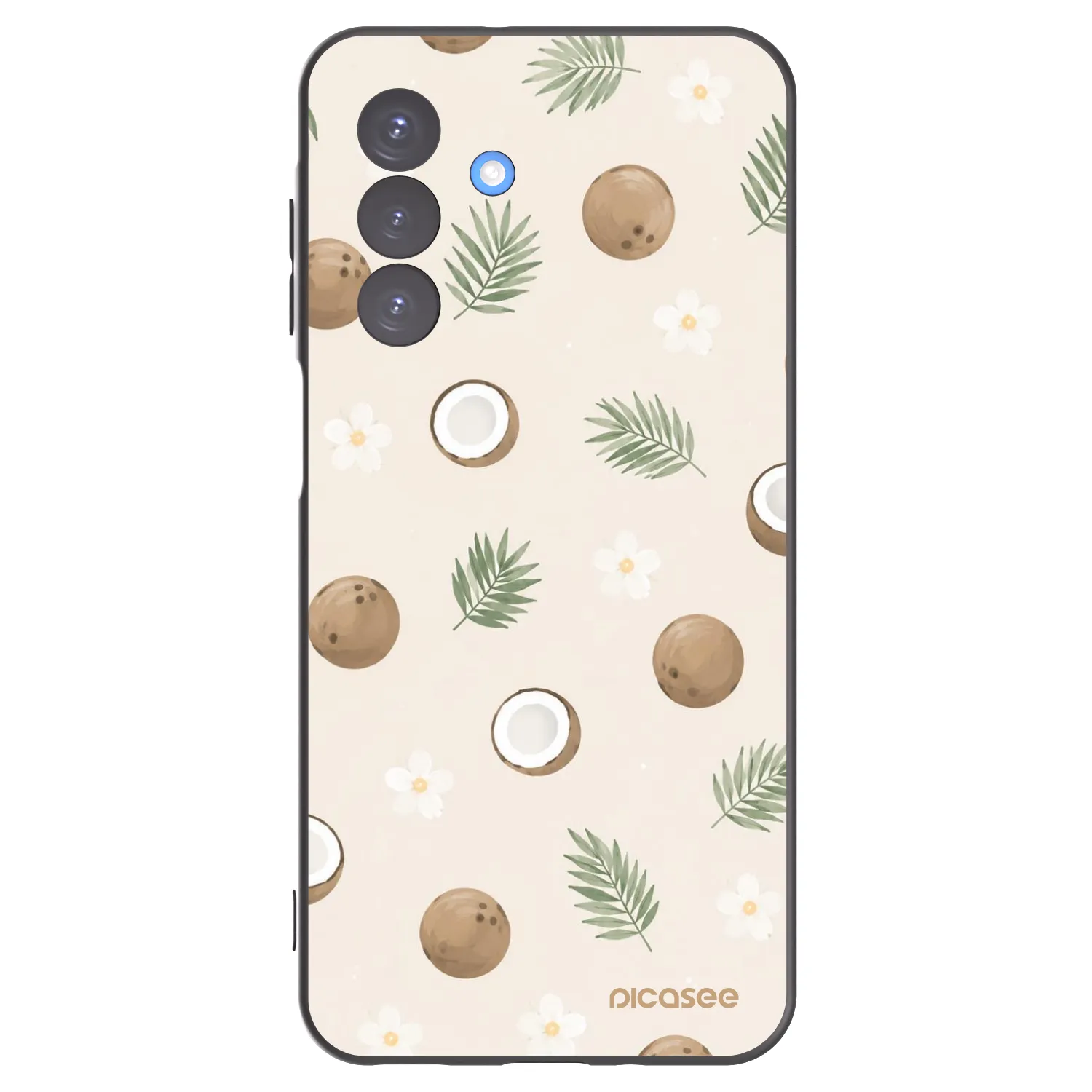 Picasee silikonový černý obal pro Samsung Galaxy A17 5G - Coconut Breeze
