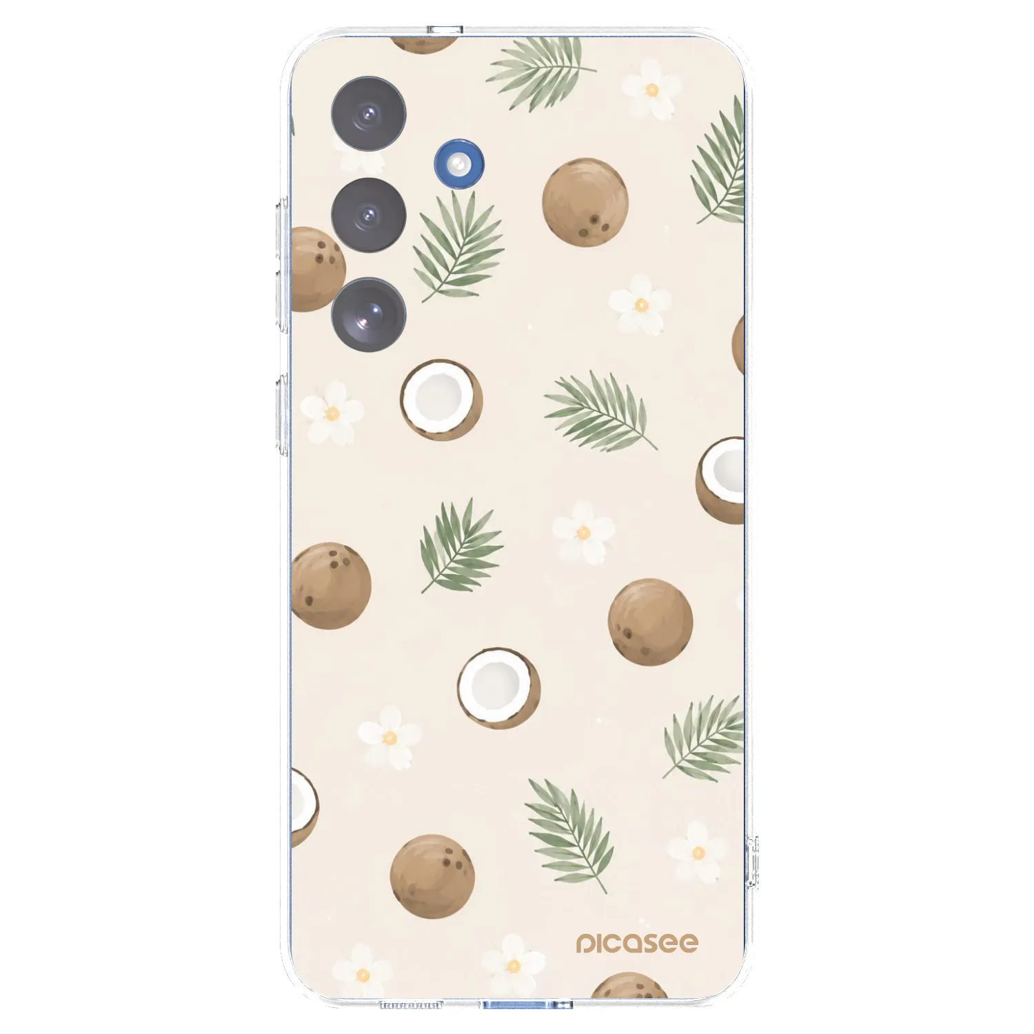 Picasee silikonový průhledný obal pro Samsung Galaxy S25 FE 5G - Coconut Breeze