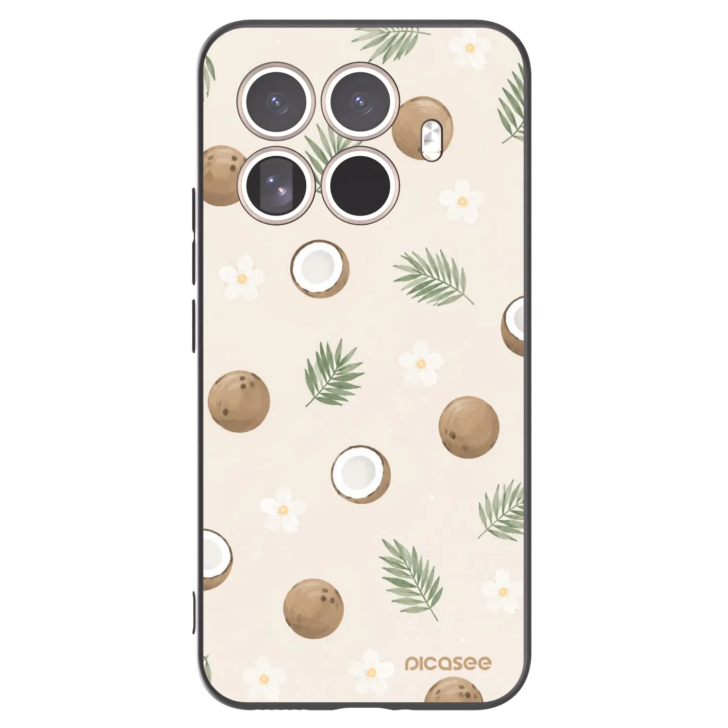 Picasee silikonový černý obal pro Xiaomi 15T Pro - Coconut Breeze